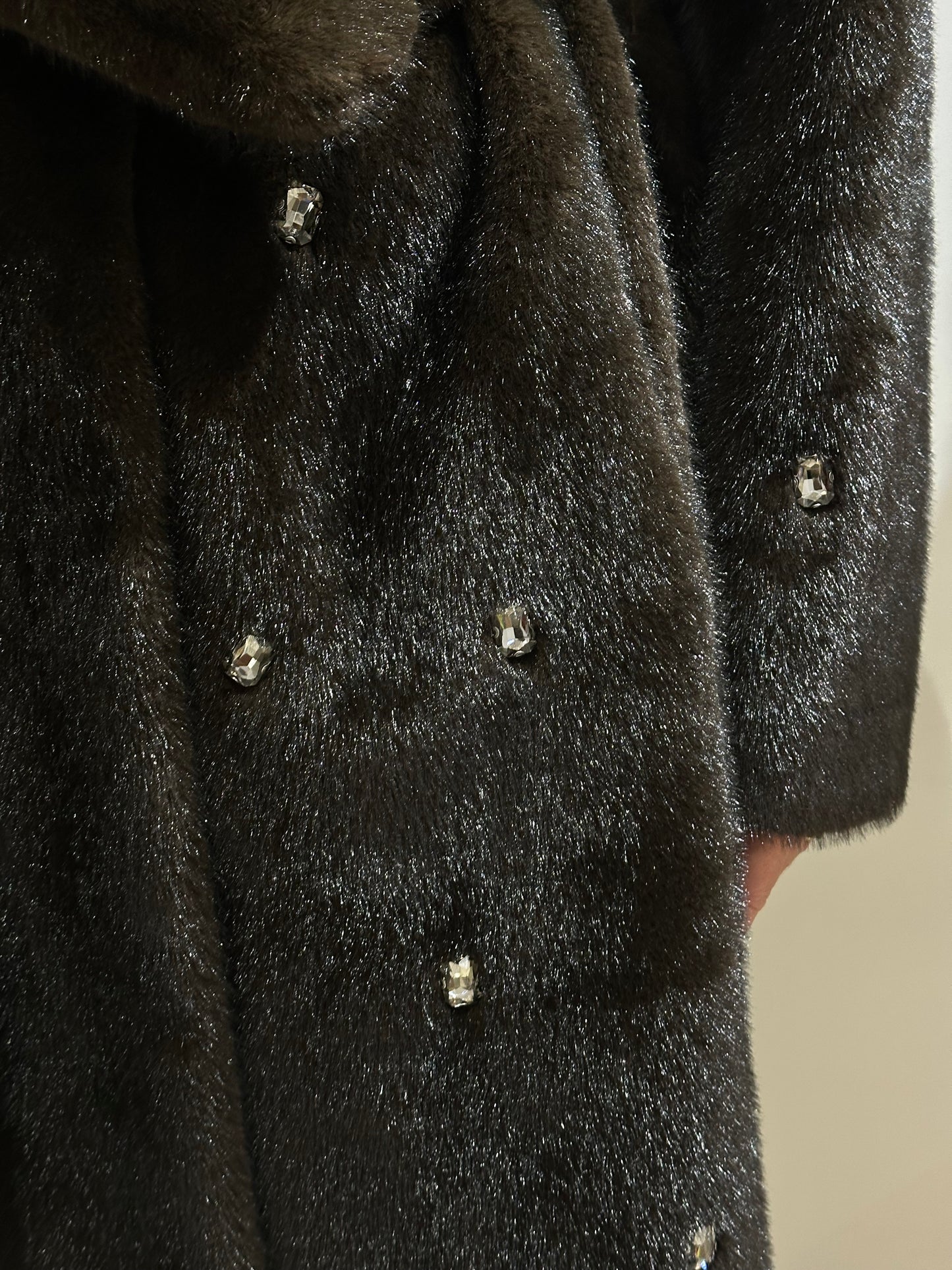 Cappotto Vicolo con pietre grigio o marrone