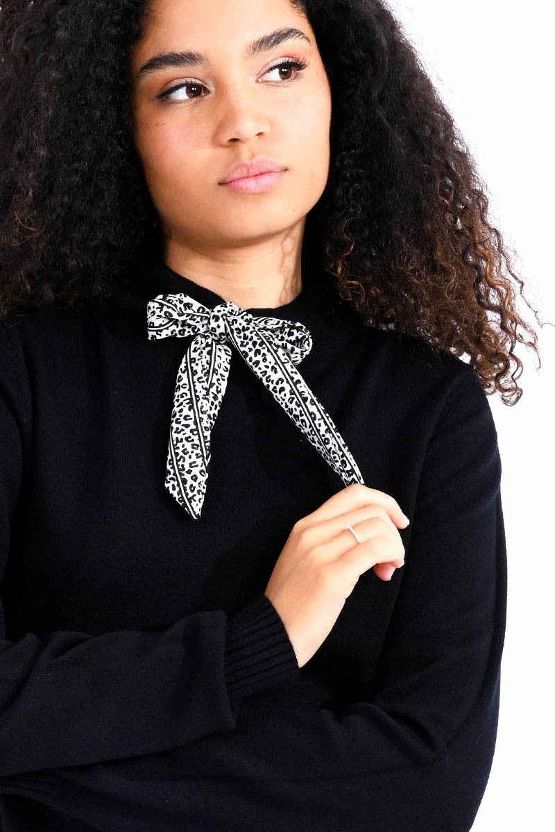 MAGLIONE NERO ELB872BN NERO