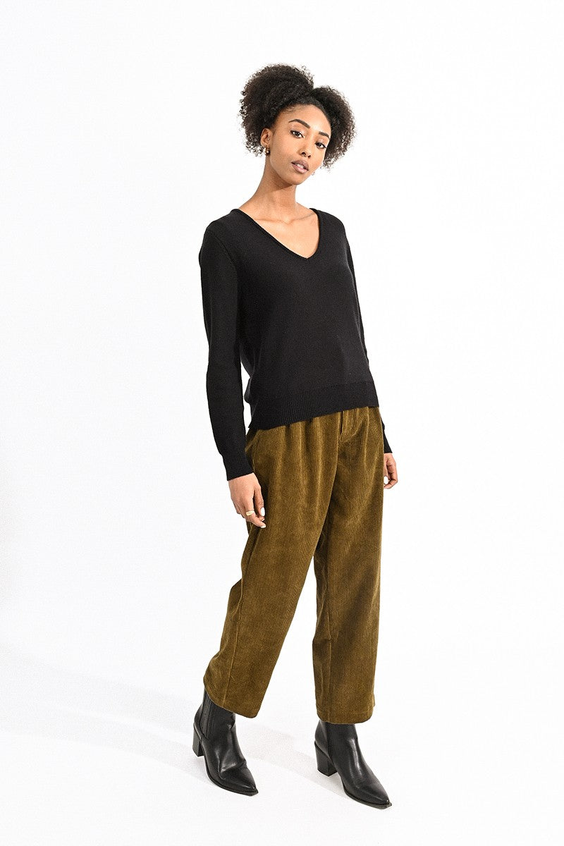 Pullover scollo v