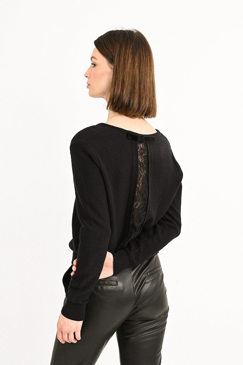 Pullover scollo v