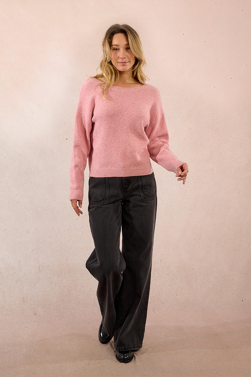 Pullover lavorato in maglia