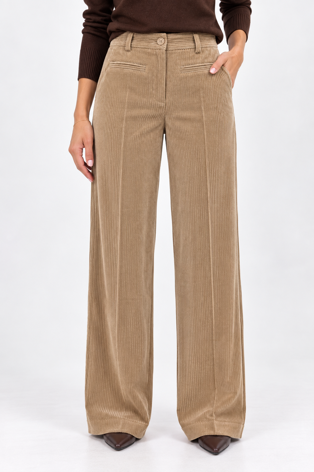 PANTALONE TASCA FILETTO VELLUTO ROCCIATORE