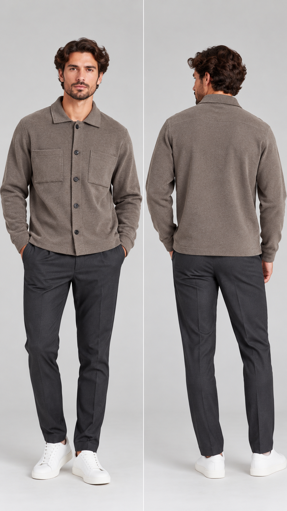 Overshirt punto stoffa