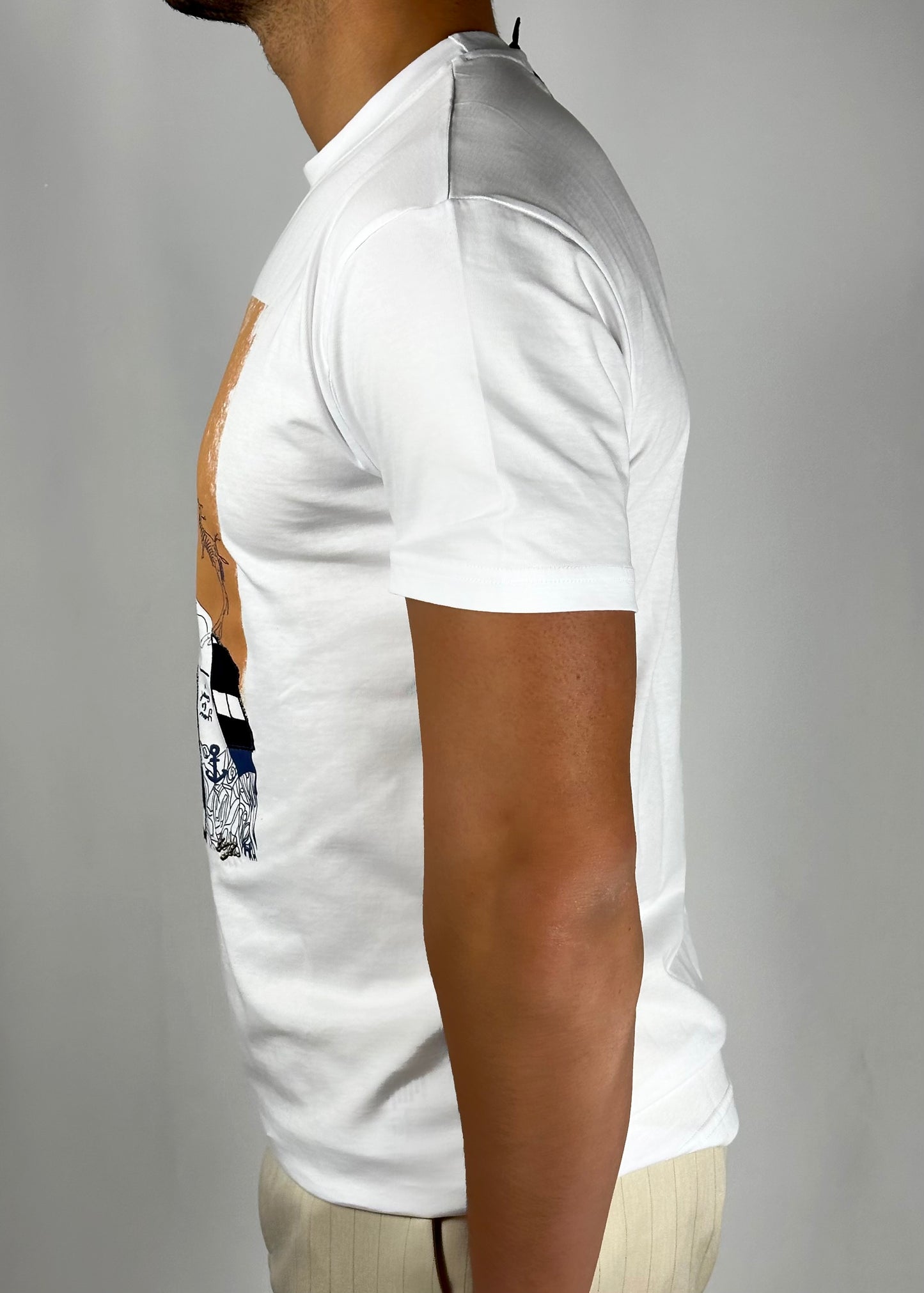 T-shirt grafica girocollo