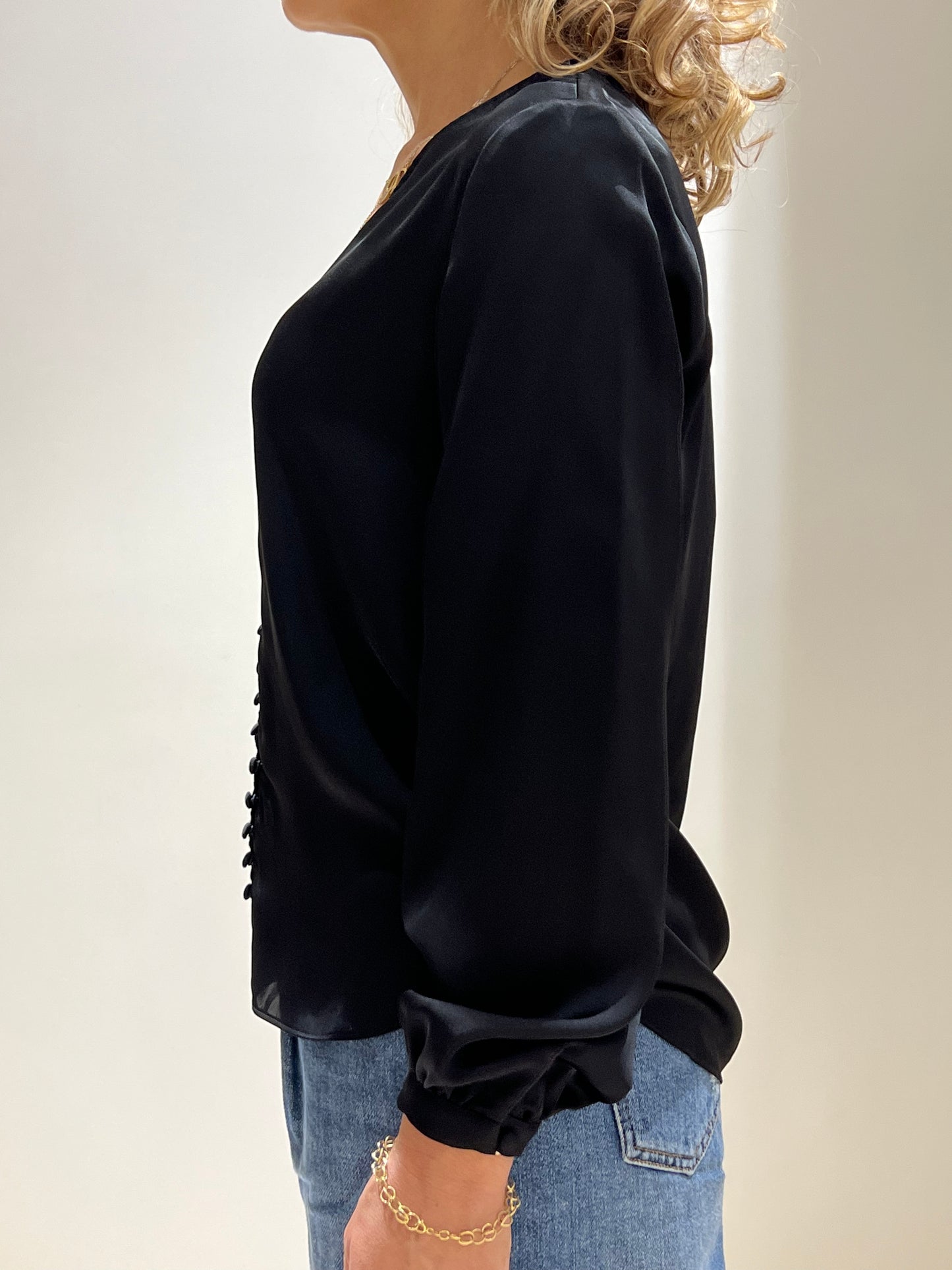 Camicia blusa nero