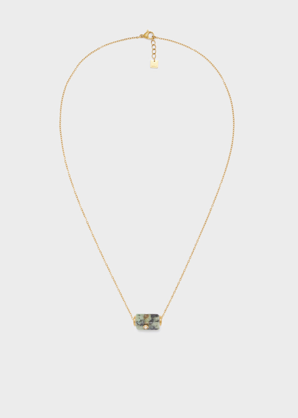 Collana julyacc.ino oro pietra tube