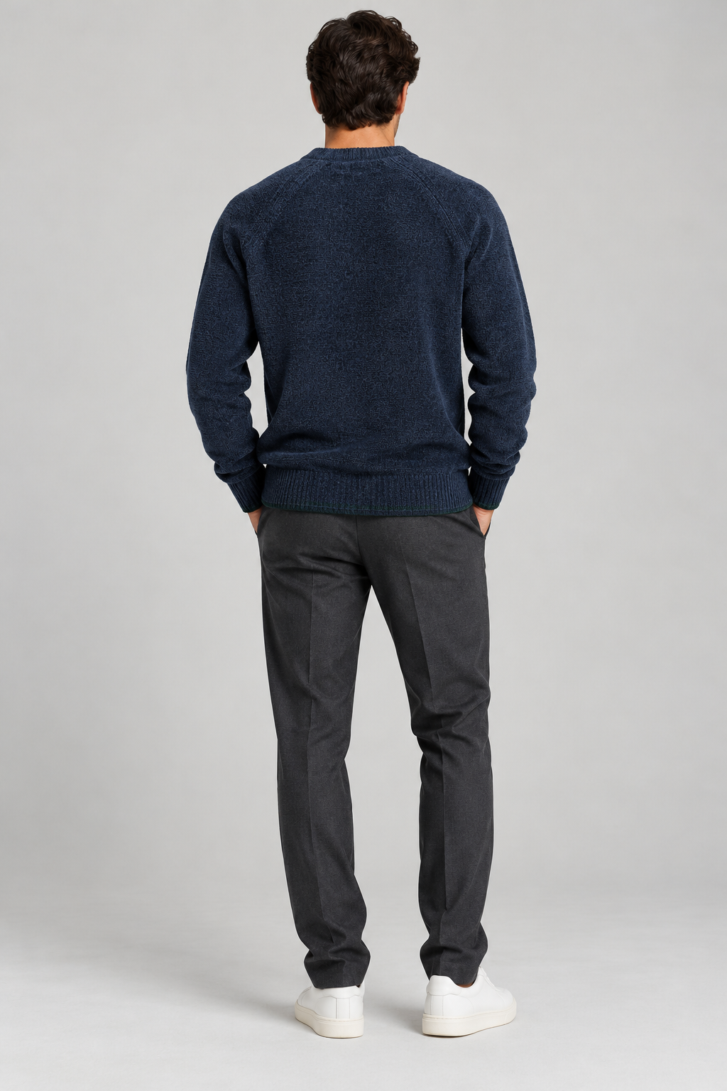 Pull girocollo ciniglia
