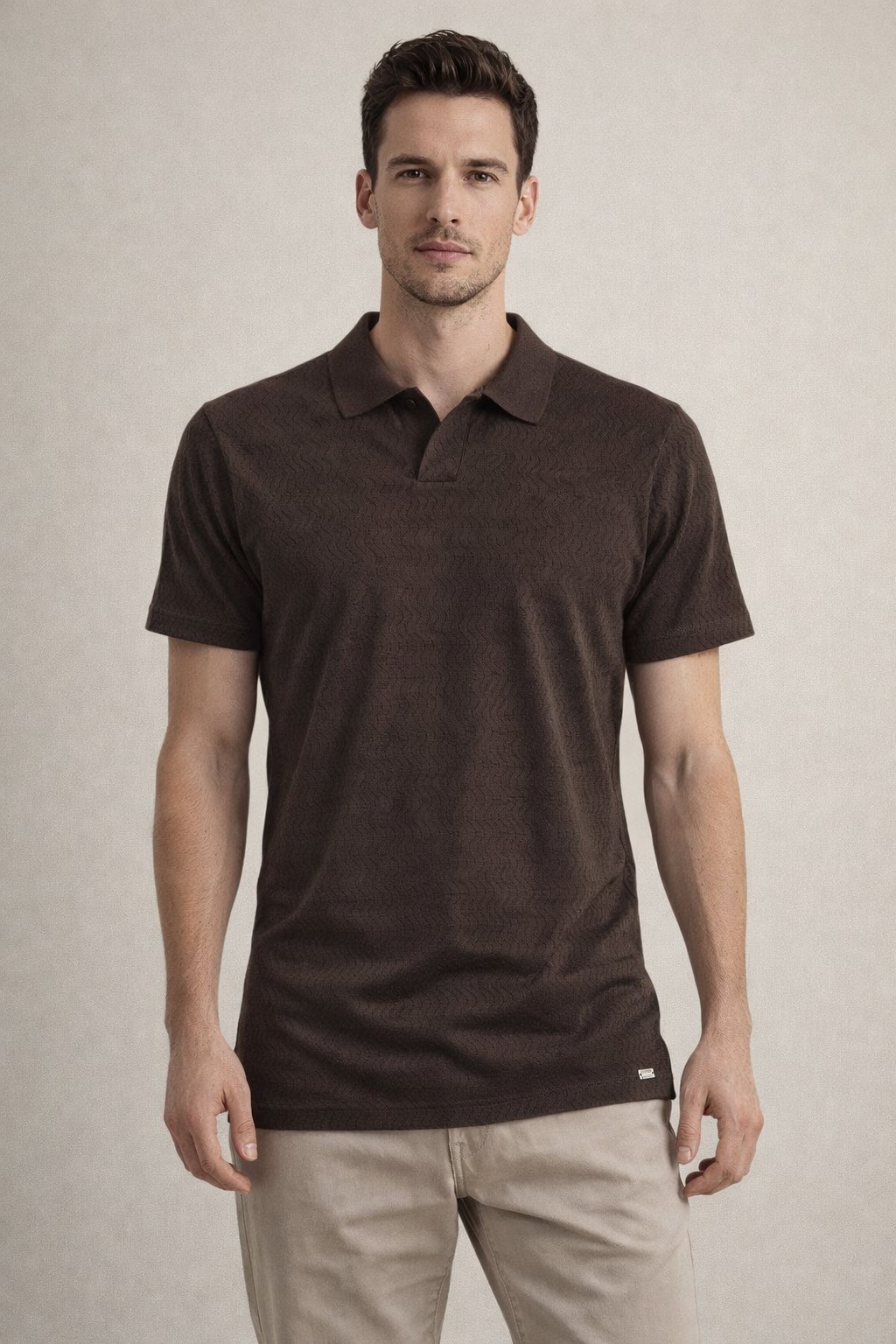 Polo derby m/m tessuto txsurizzato