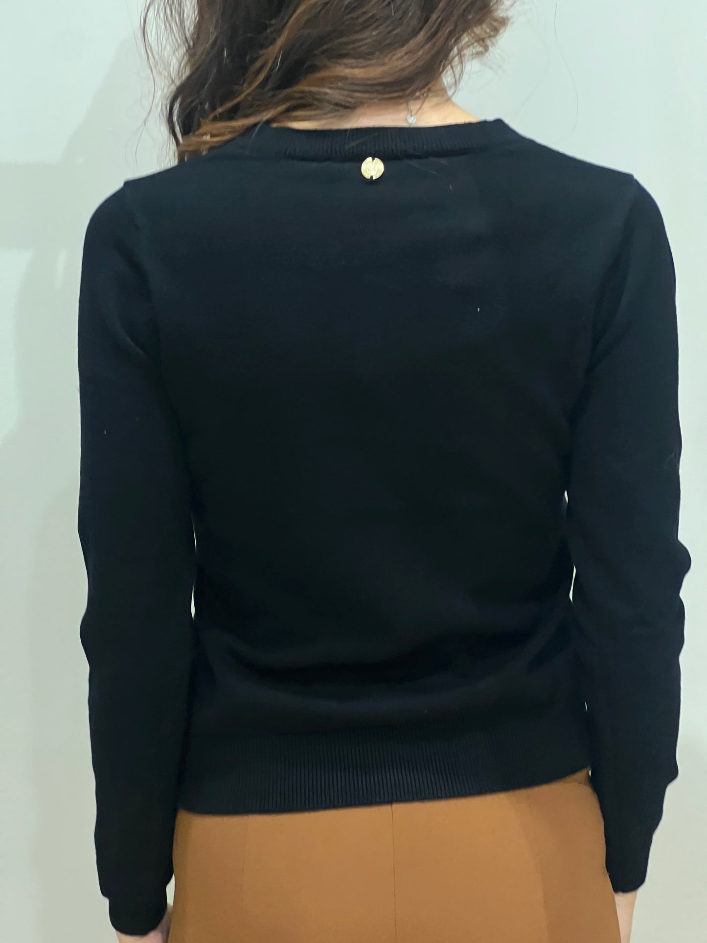 Giacca con bottoni oro