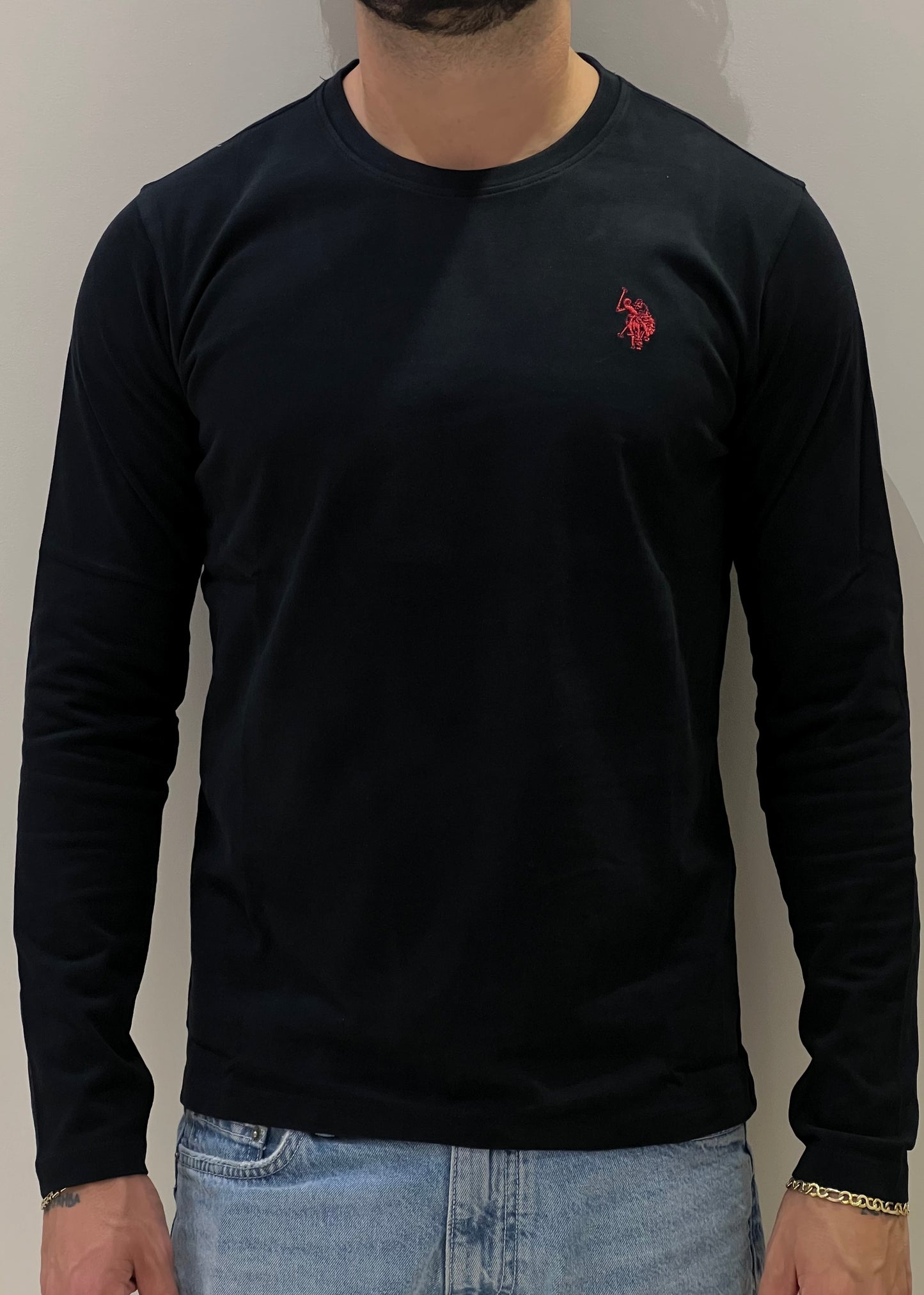 T-shirt manica lunga nera