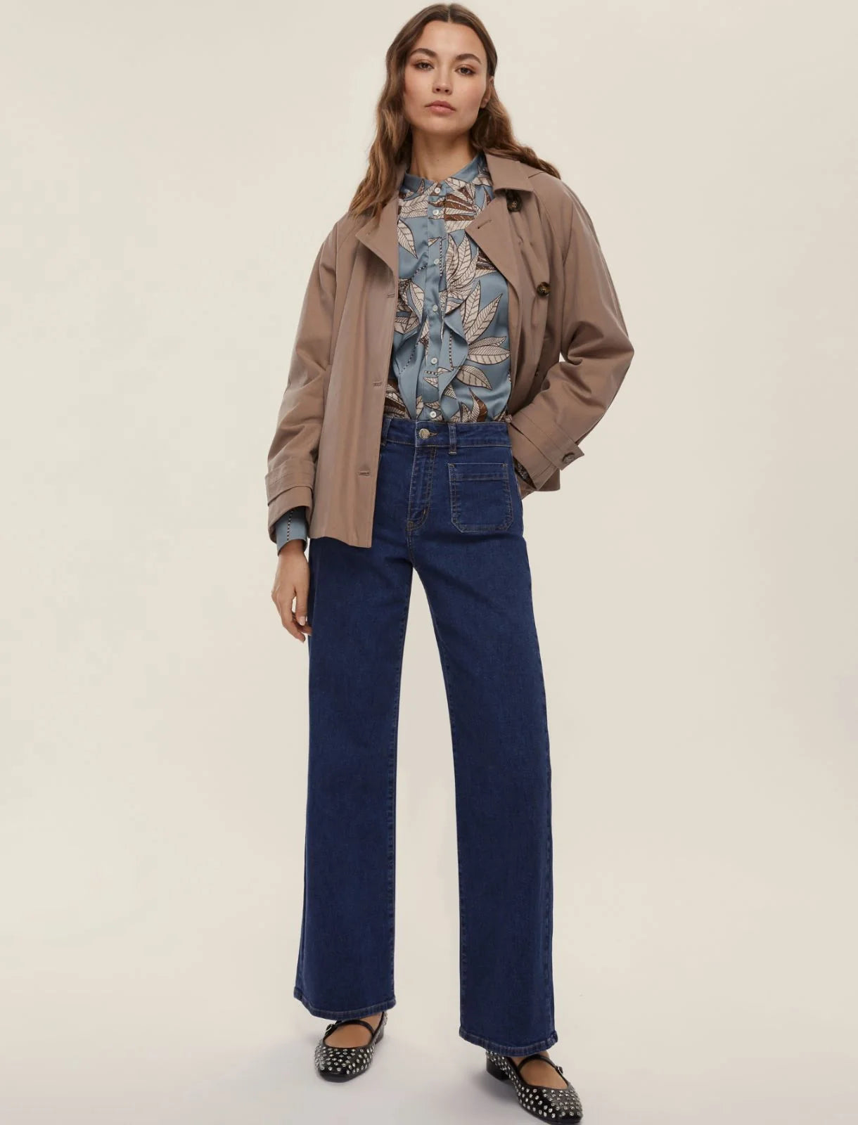 Pantalone Palma Denim stretch