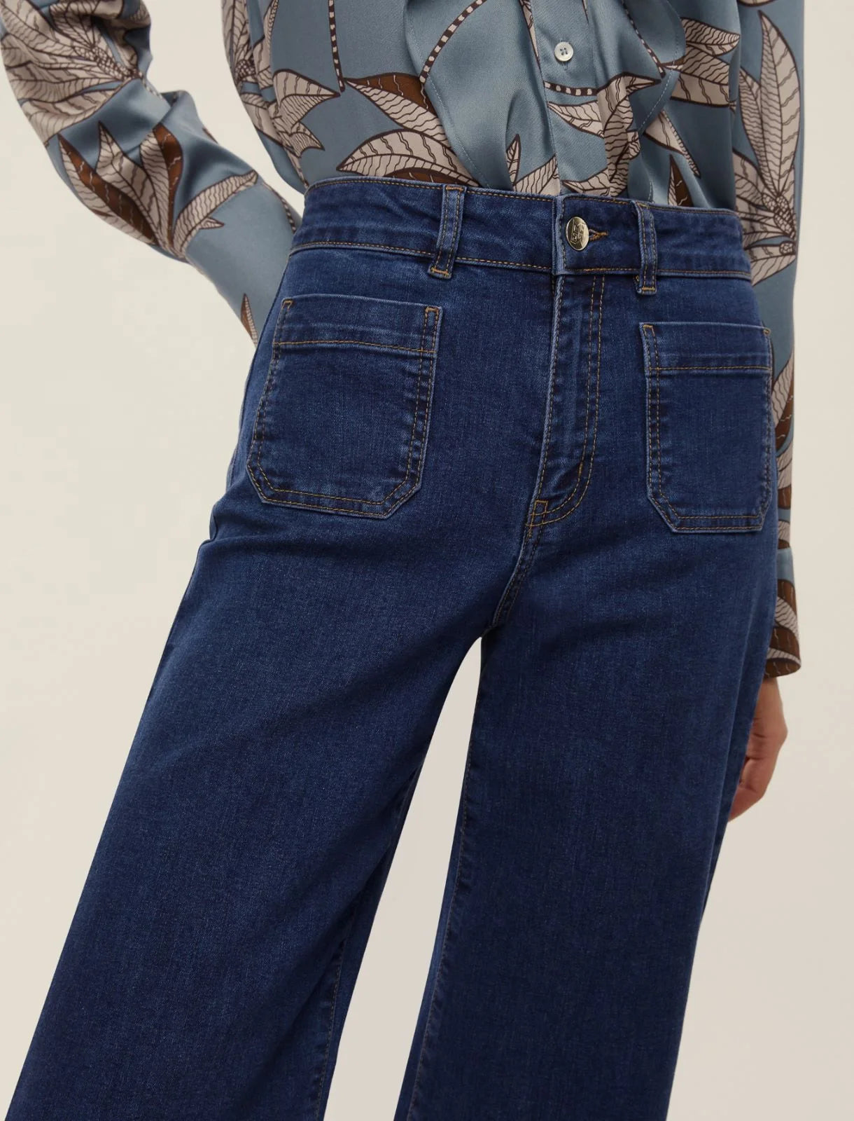 Pantalone Palma Denim stretch