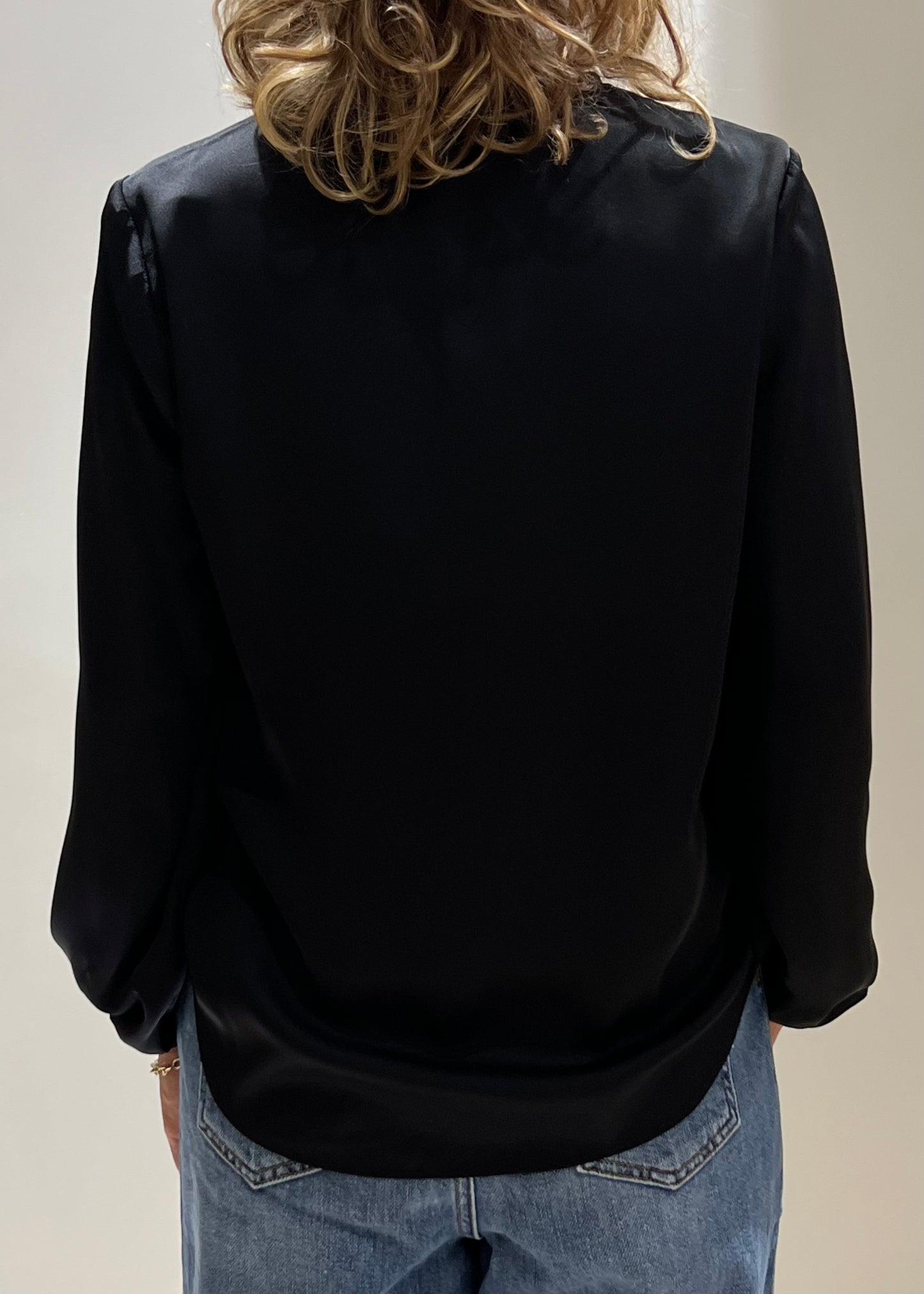 Camicia blusa nero