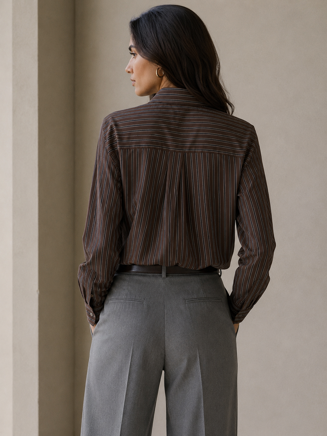 CAMICIA A RIGHE CON CRAVATTA
