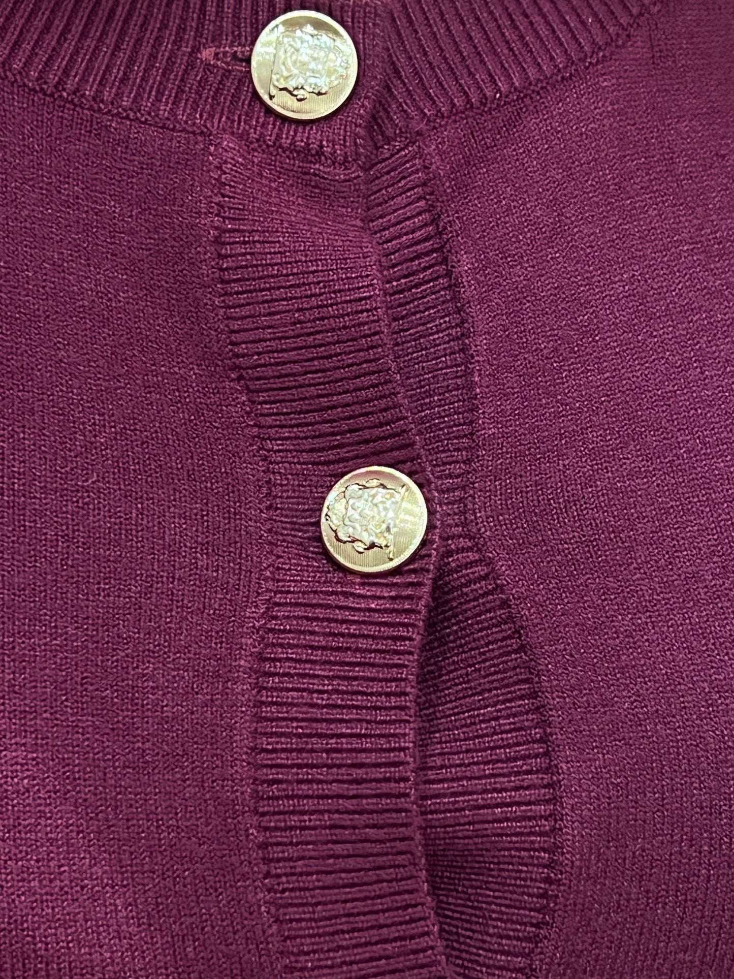 Giacca con bottoni oro