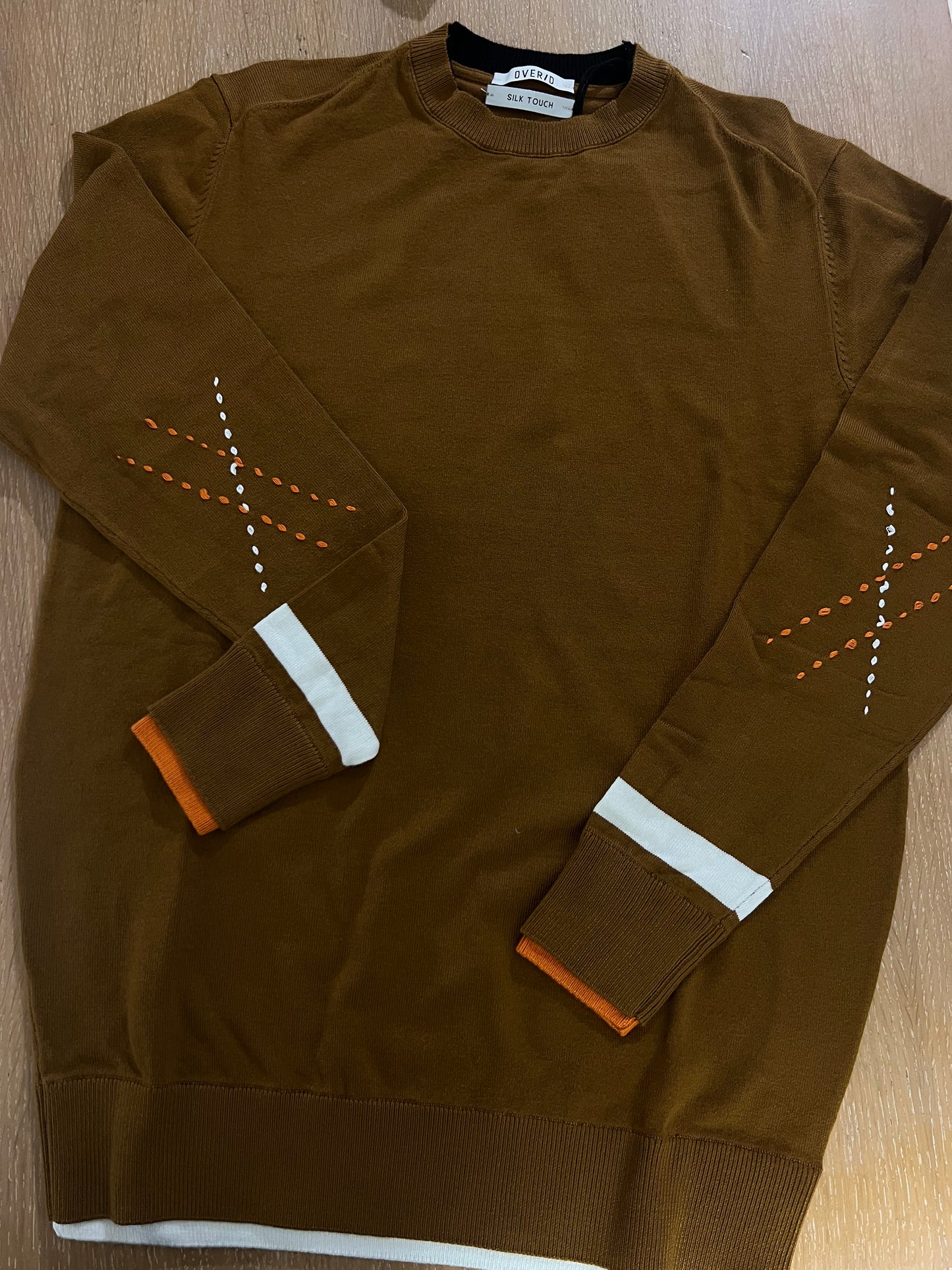 Maglia g/c c/contrasto