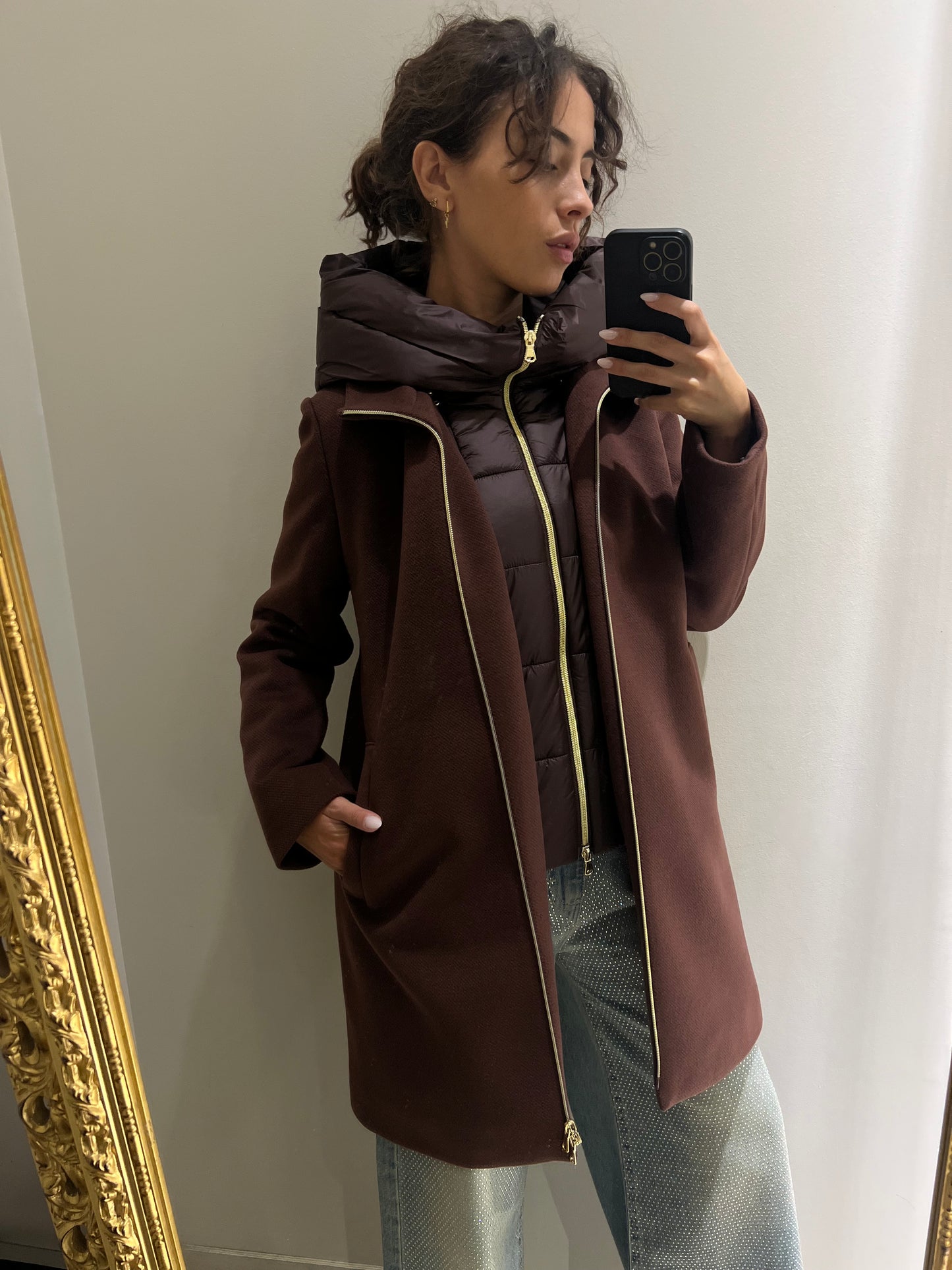 Cappotto Bacio Iimbottito lungo