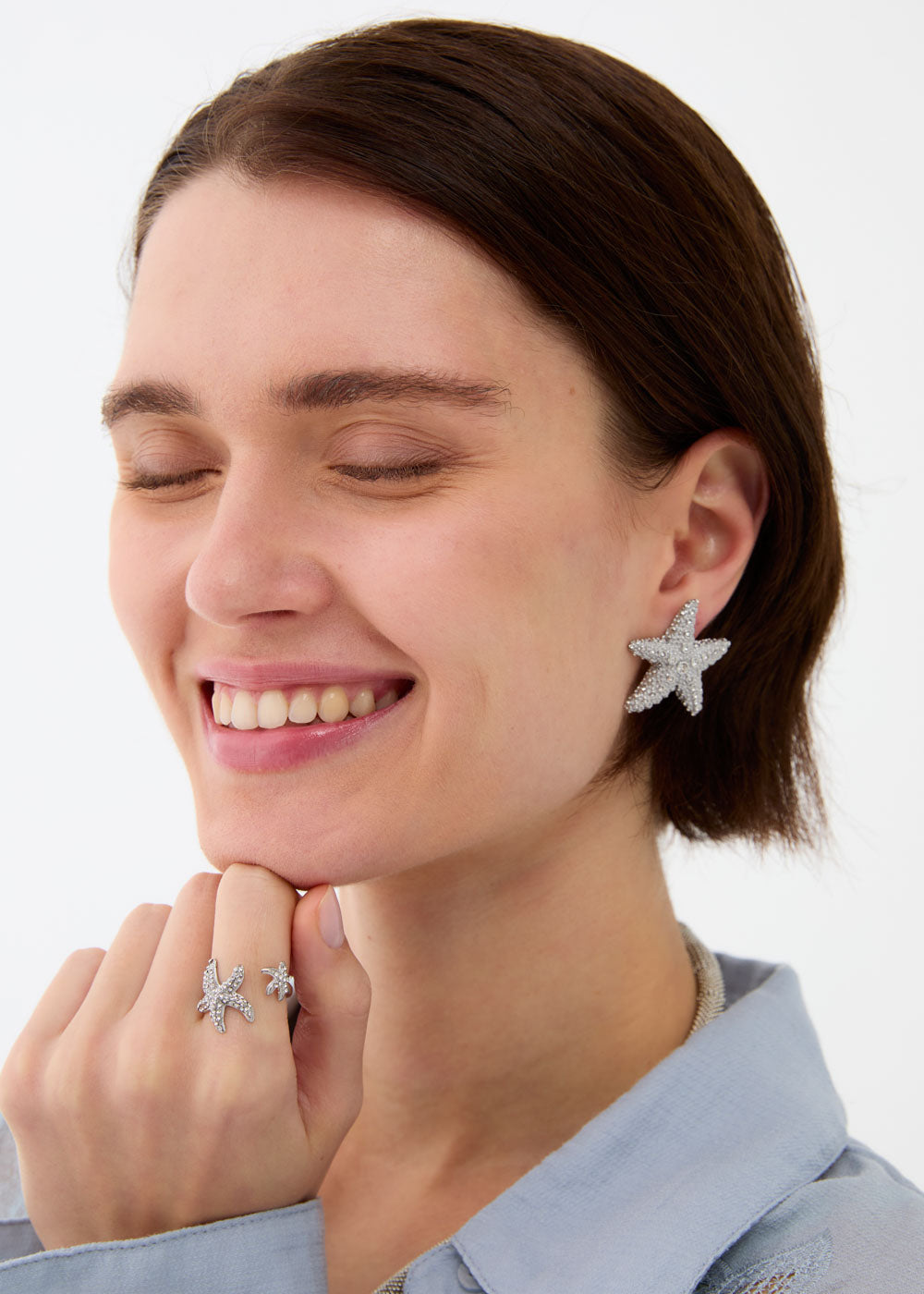 Anello regolabile stelle marine argneto