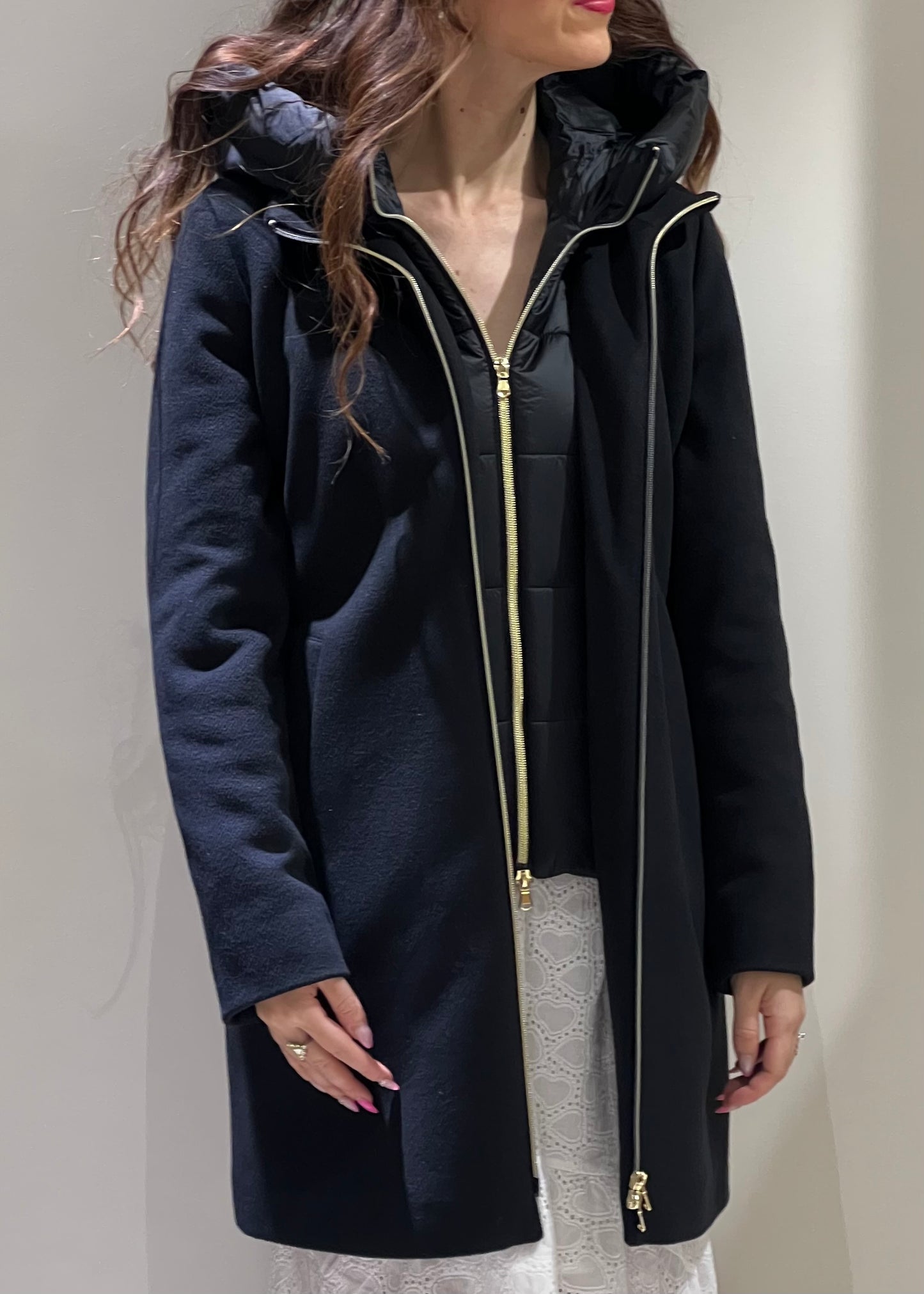 Cappotto Bacio Iimbottito lungo