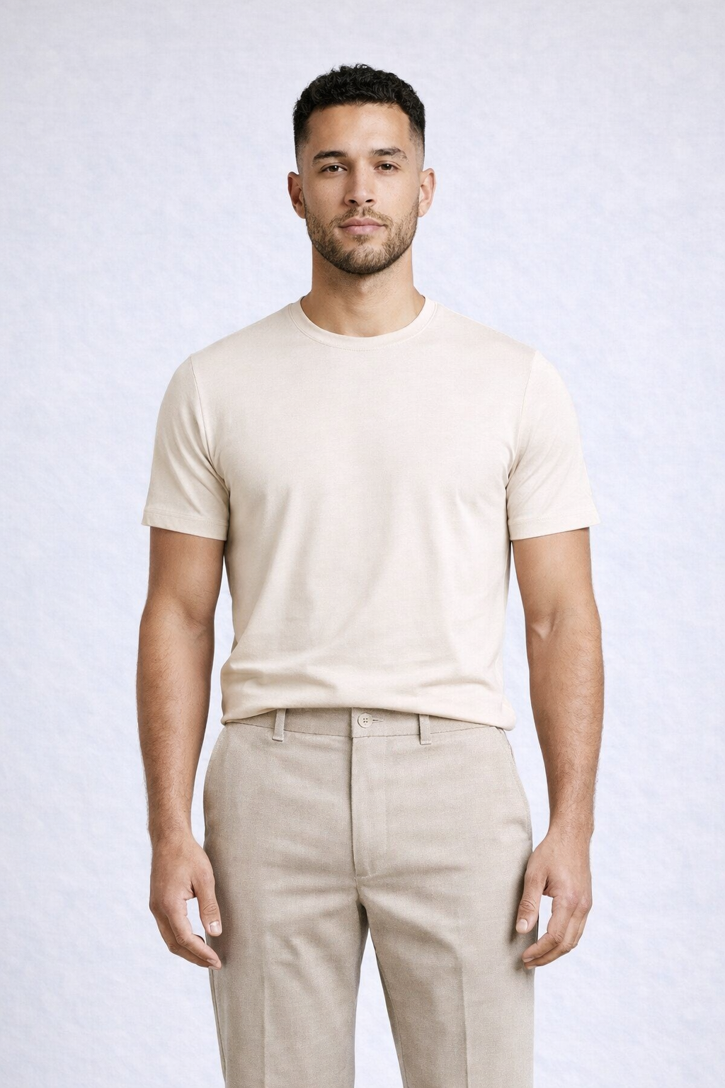 T-shirt g/c m/m tessuto no iron