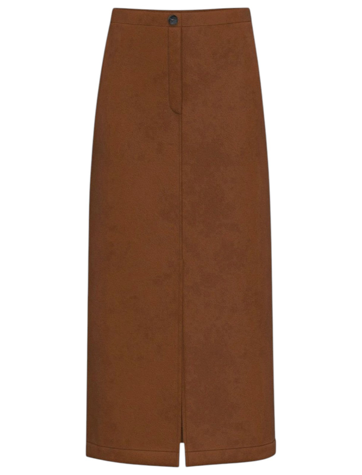 Gonna Dritto jersey suede poliestere