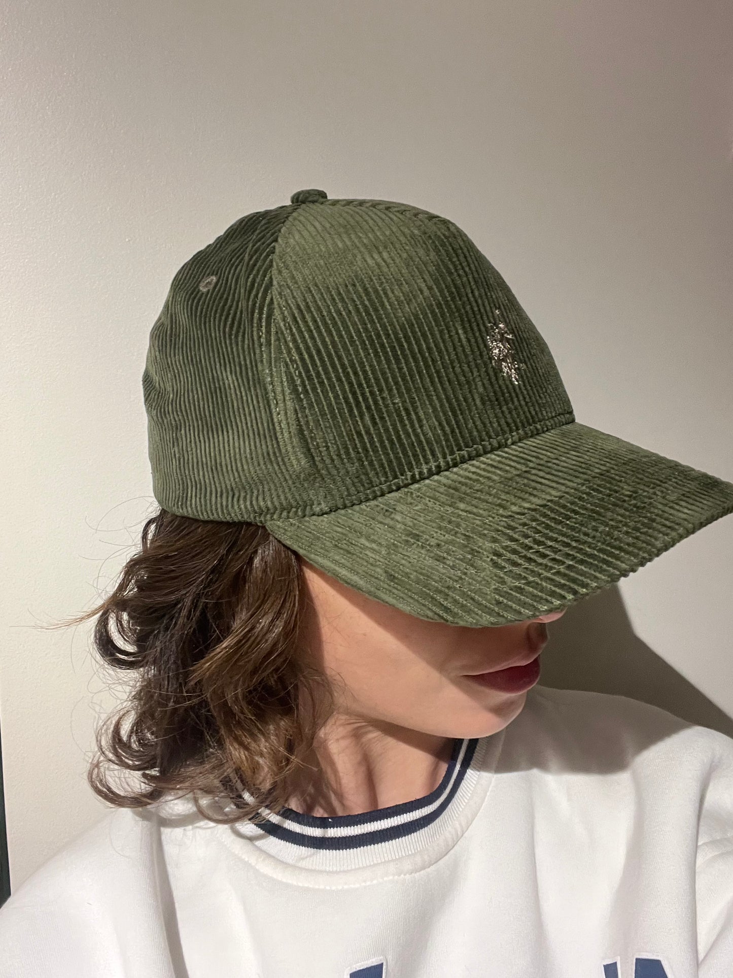 Cappello Armas velluto a coste logo unisex