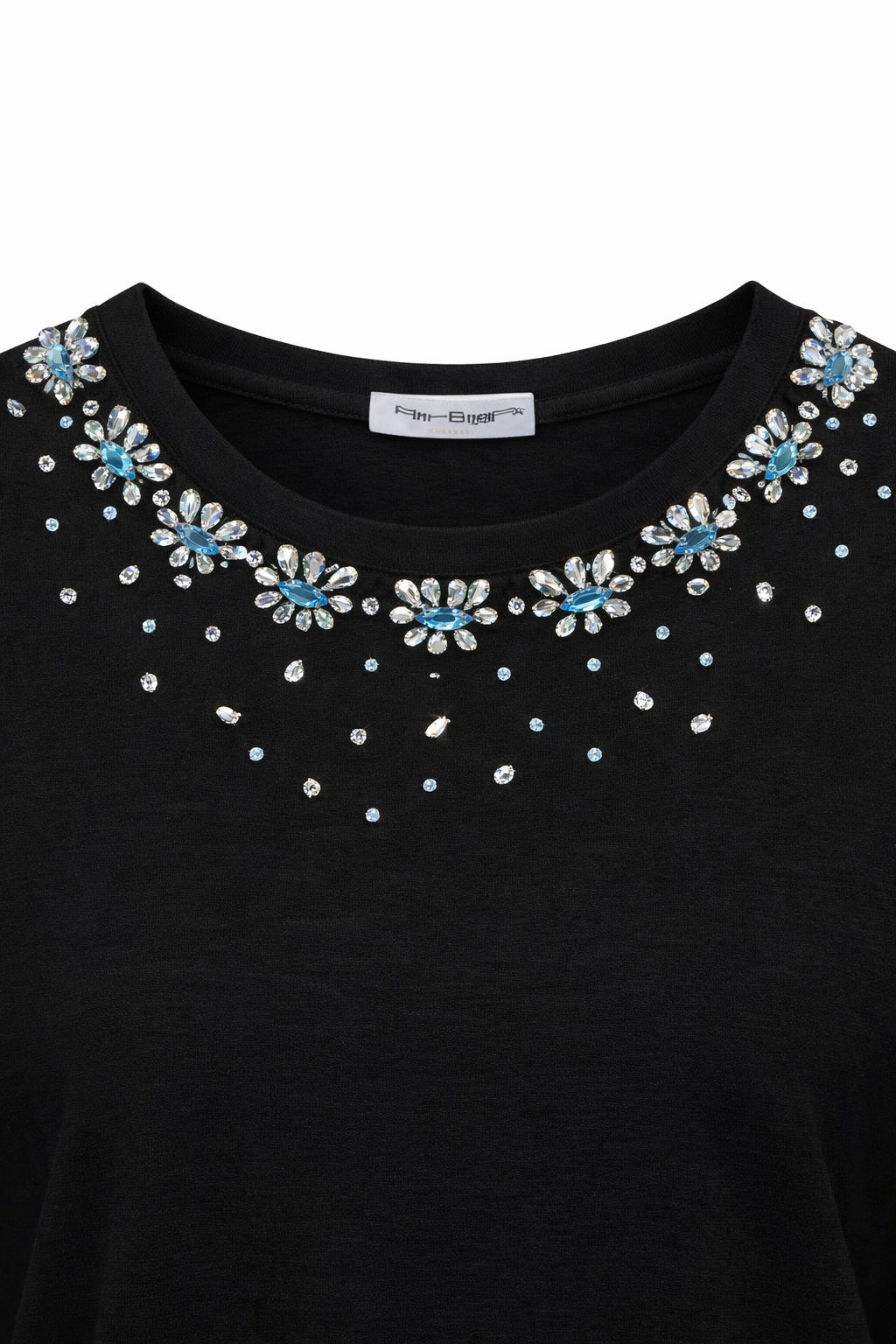 T-shirt con strass