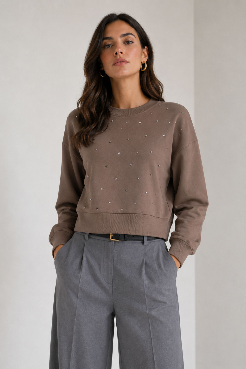 FELPA CON STRASS