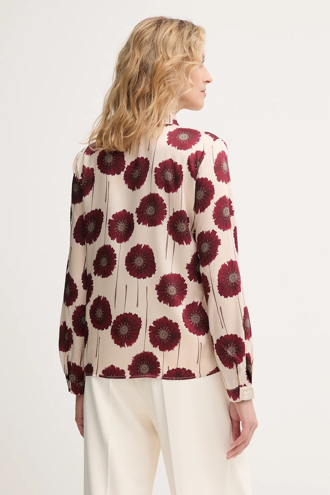Camicia Fulvia twill poliestere stamp