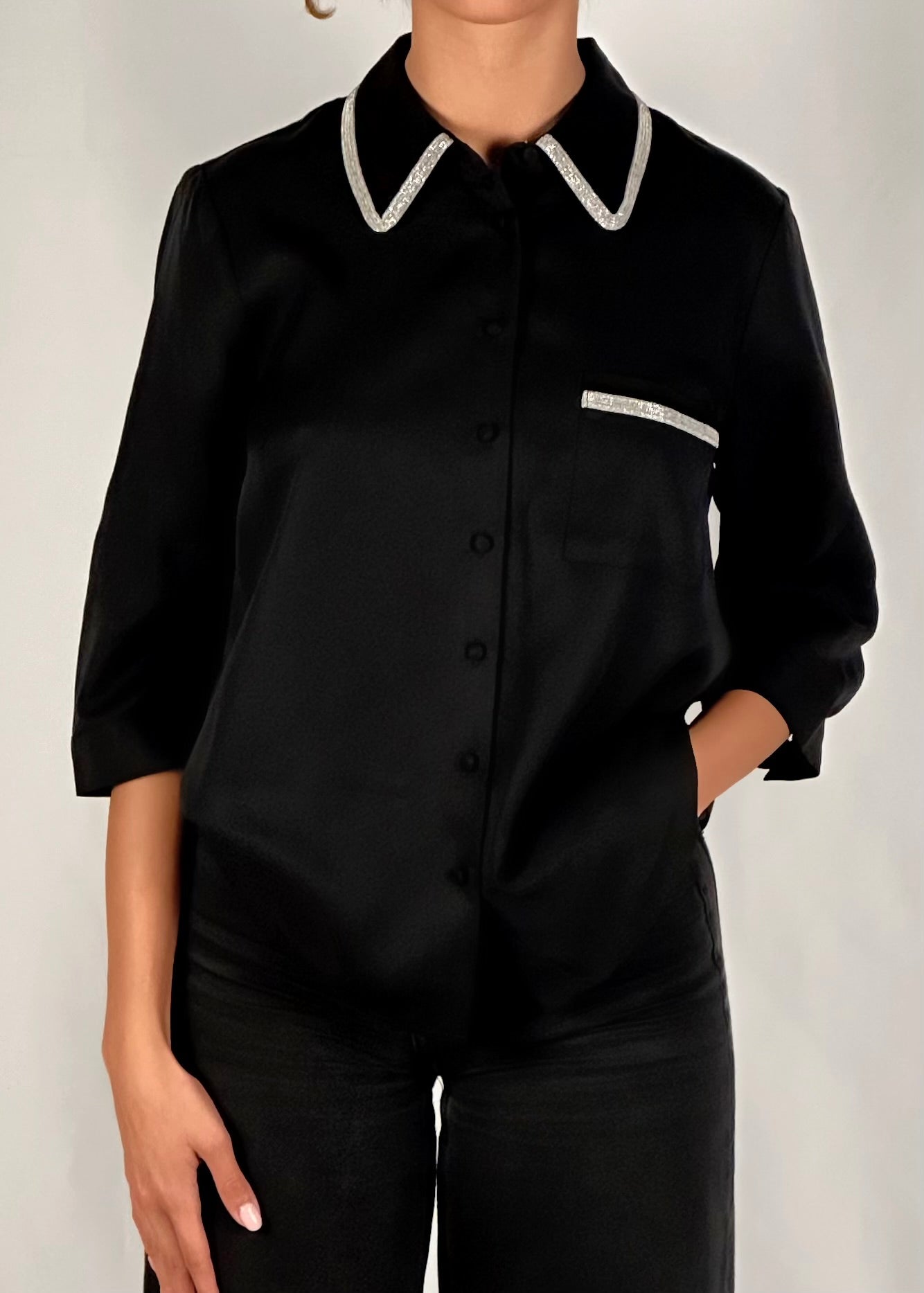 Camicia toknawa nero