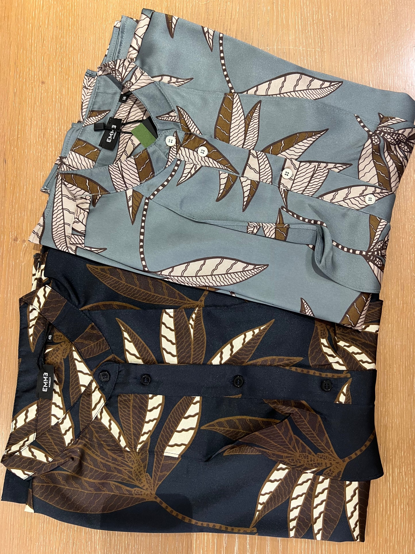 Camicia Neon twill poliestere stamp