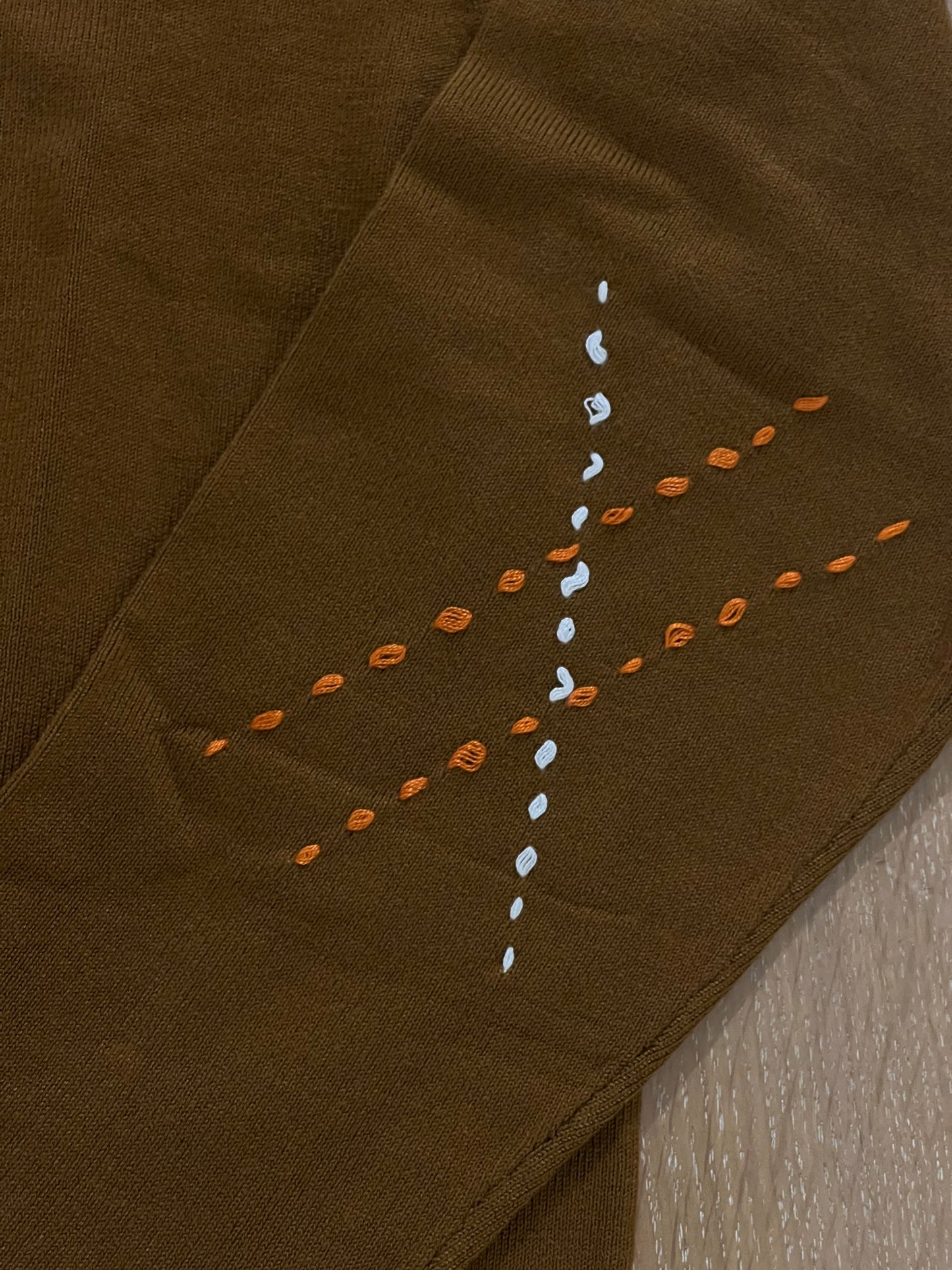 Maglia g/c c/contrasto
