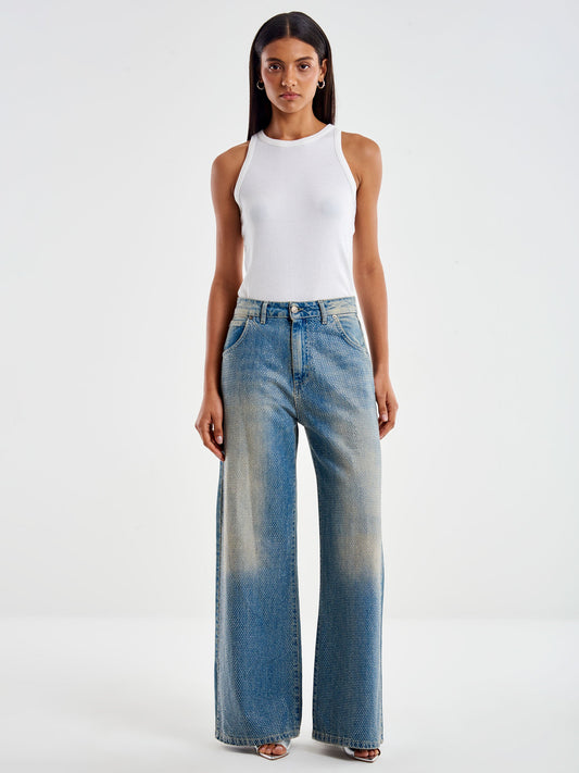 Jeans Vicolo Michelle con strass