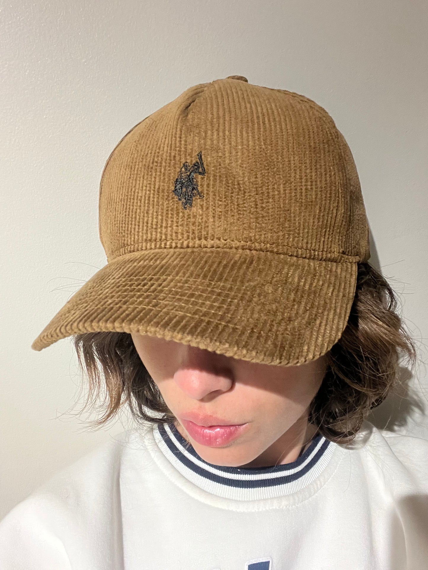 Cappello Armas velluto a coste logo unisex