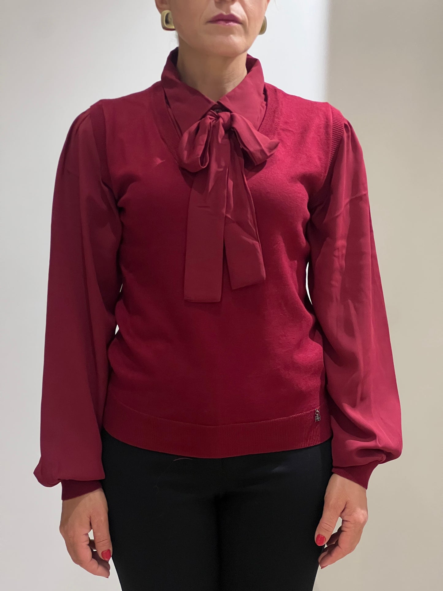Maglia effetto gilet