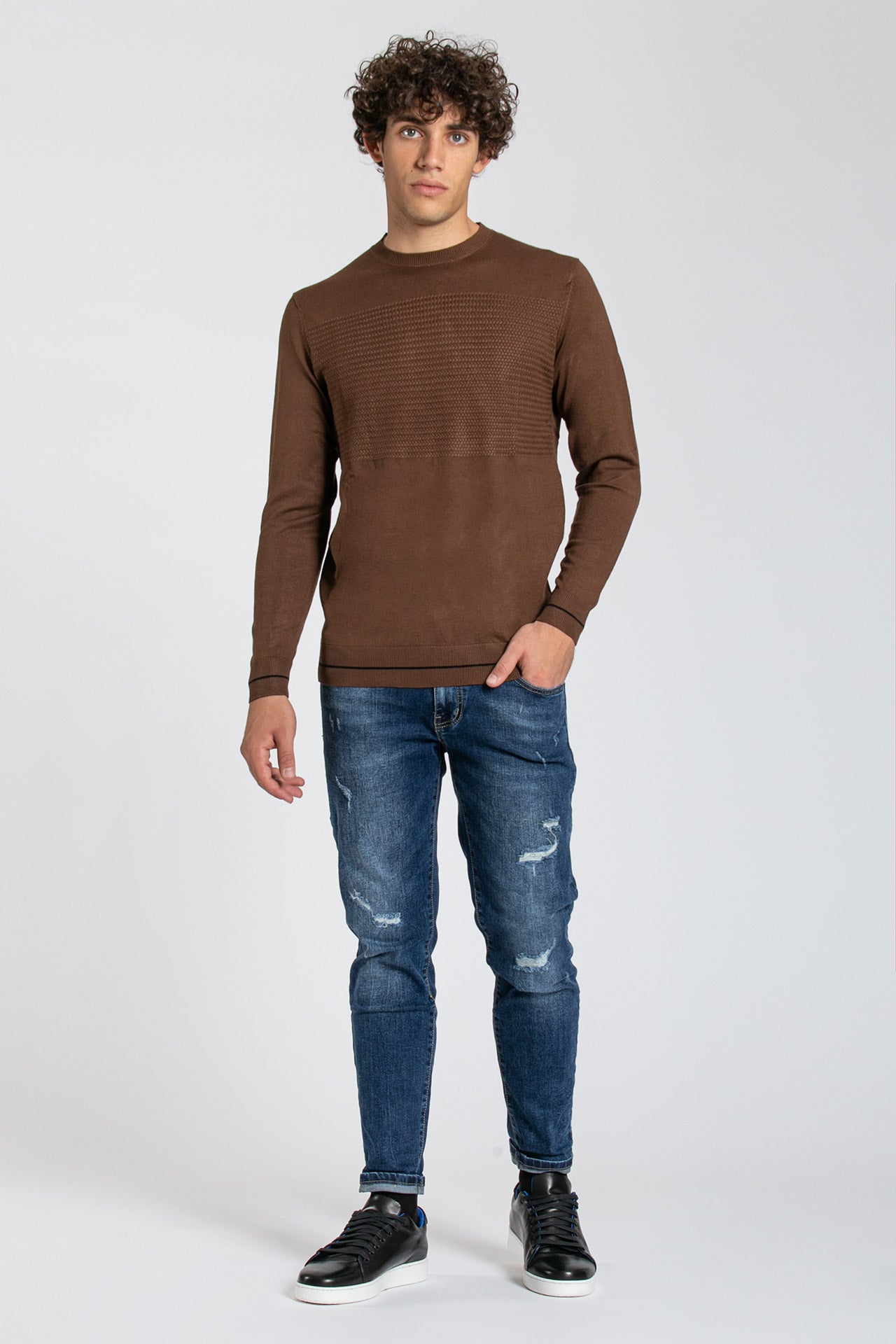 PULLOVER GIROCOLLO