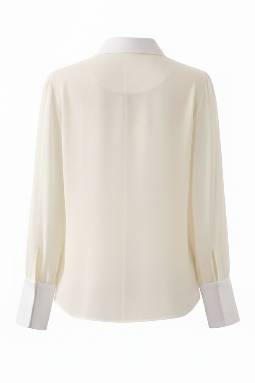 Camicia inserti in raso