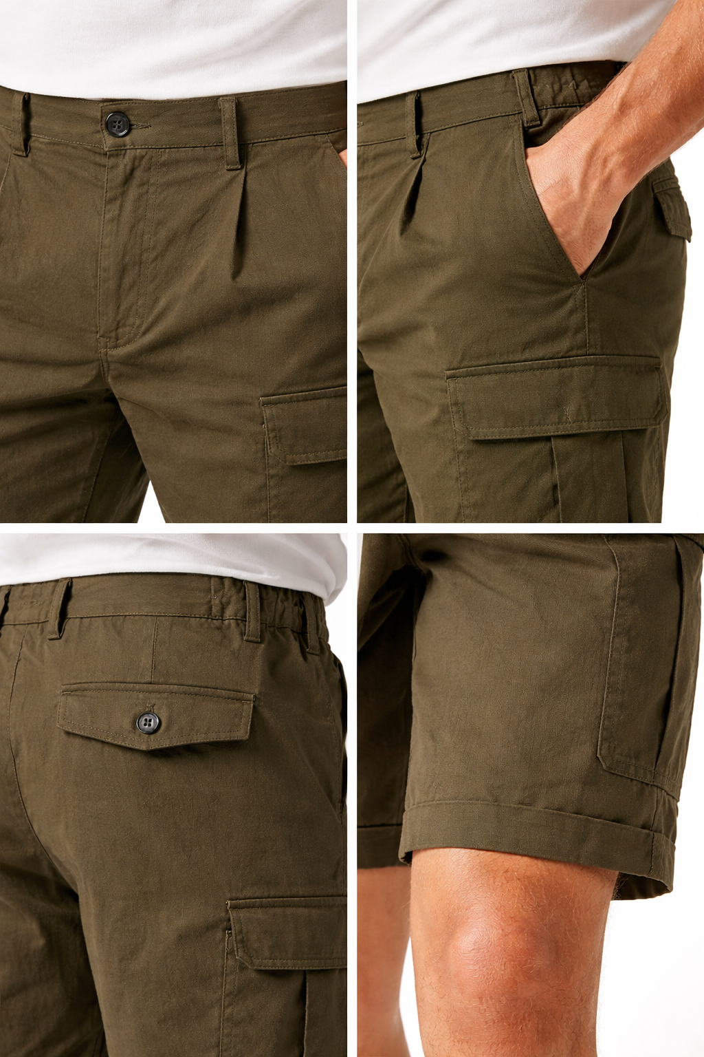 Bermuda pantalaccio cargo cotone supima