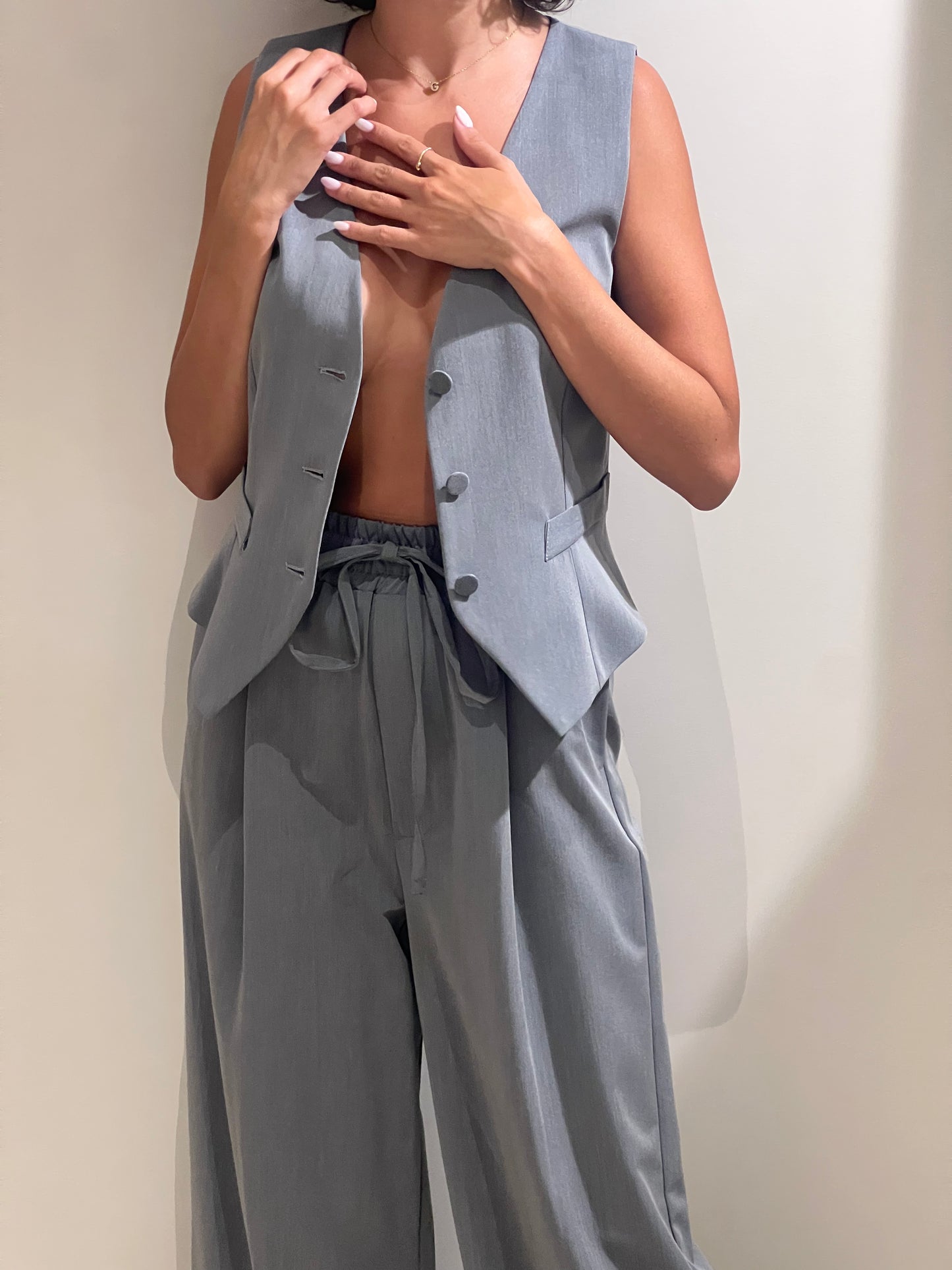 Gilet basic in grigio o nero