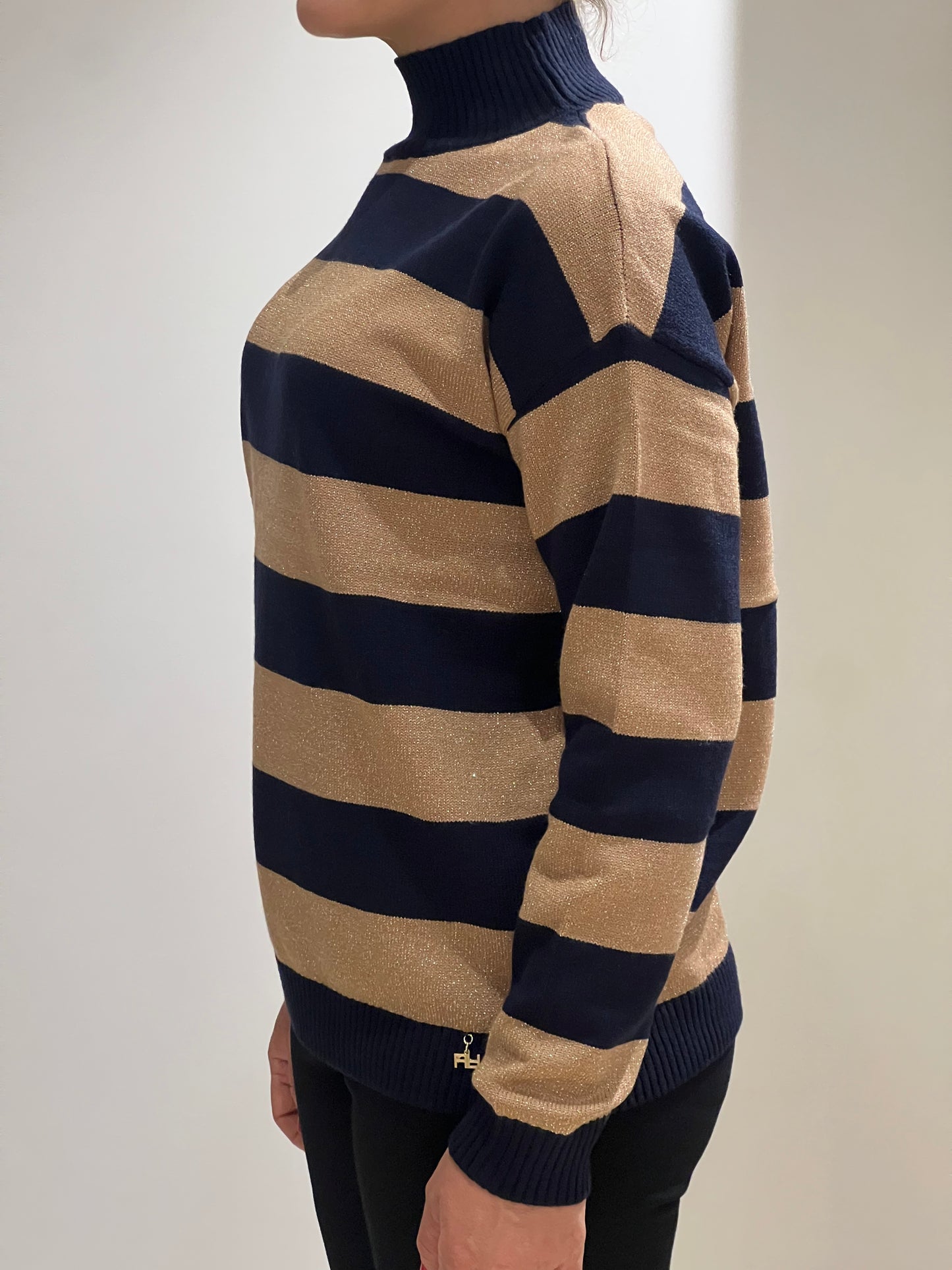 Maglia contrasti lurex