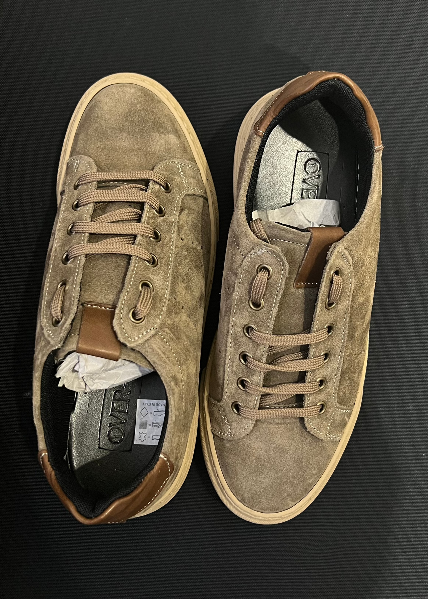 SNEAKER BASSA CAMOSCIO