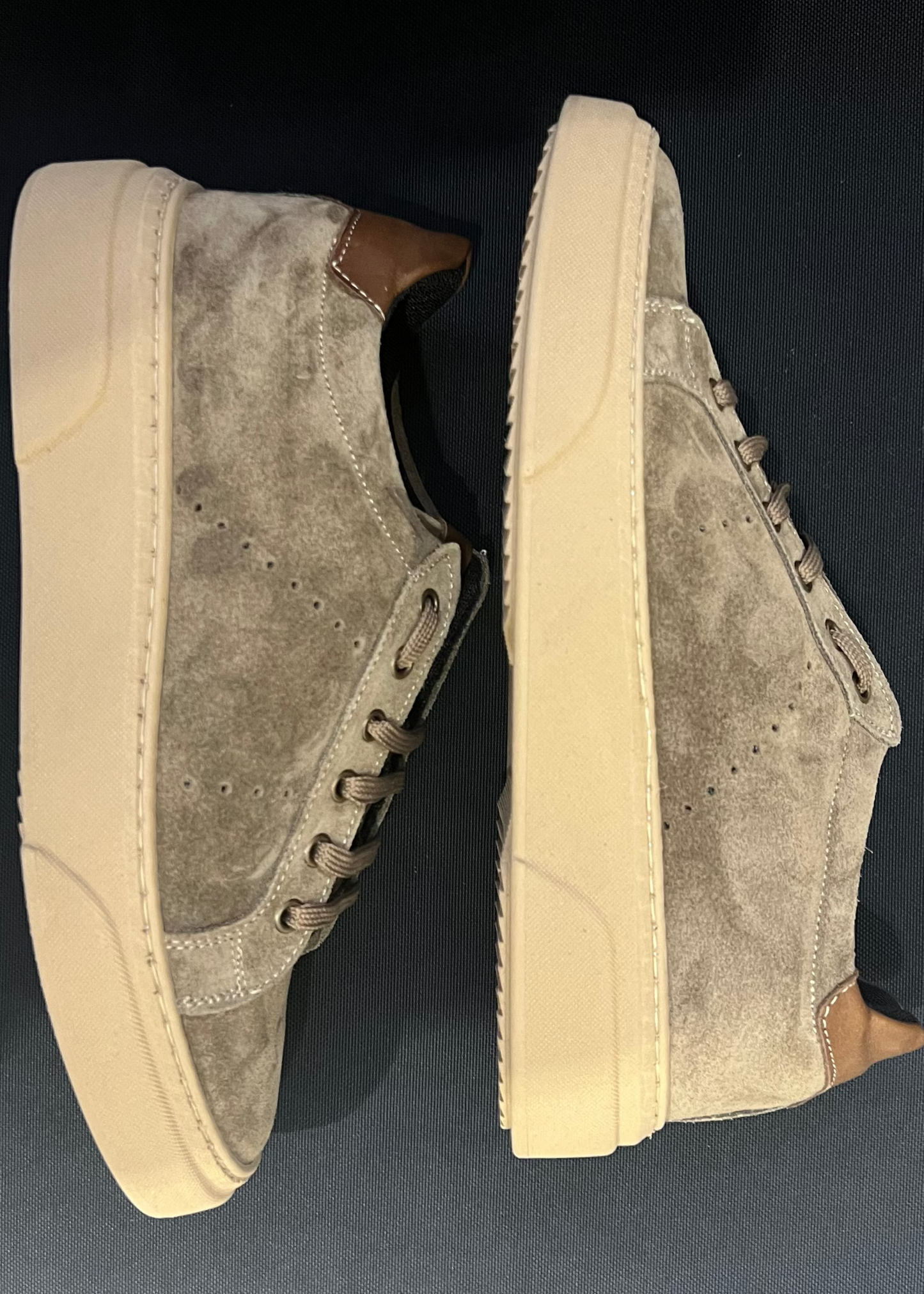 SNEAKER BASSA CAMOSCIO