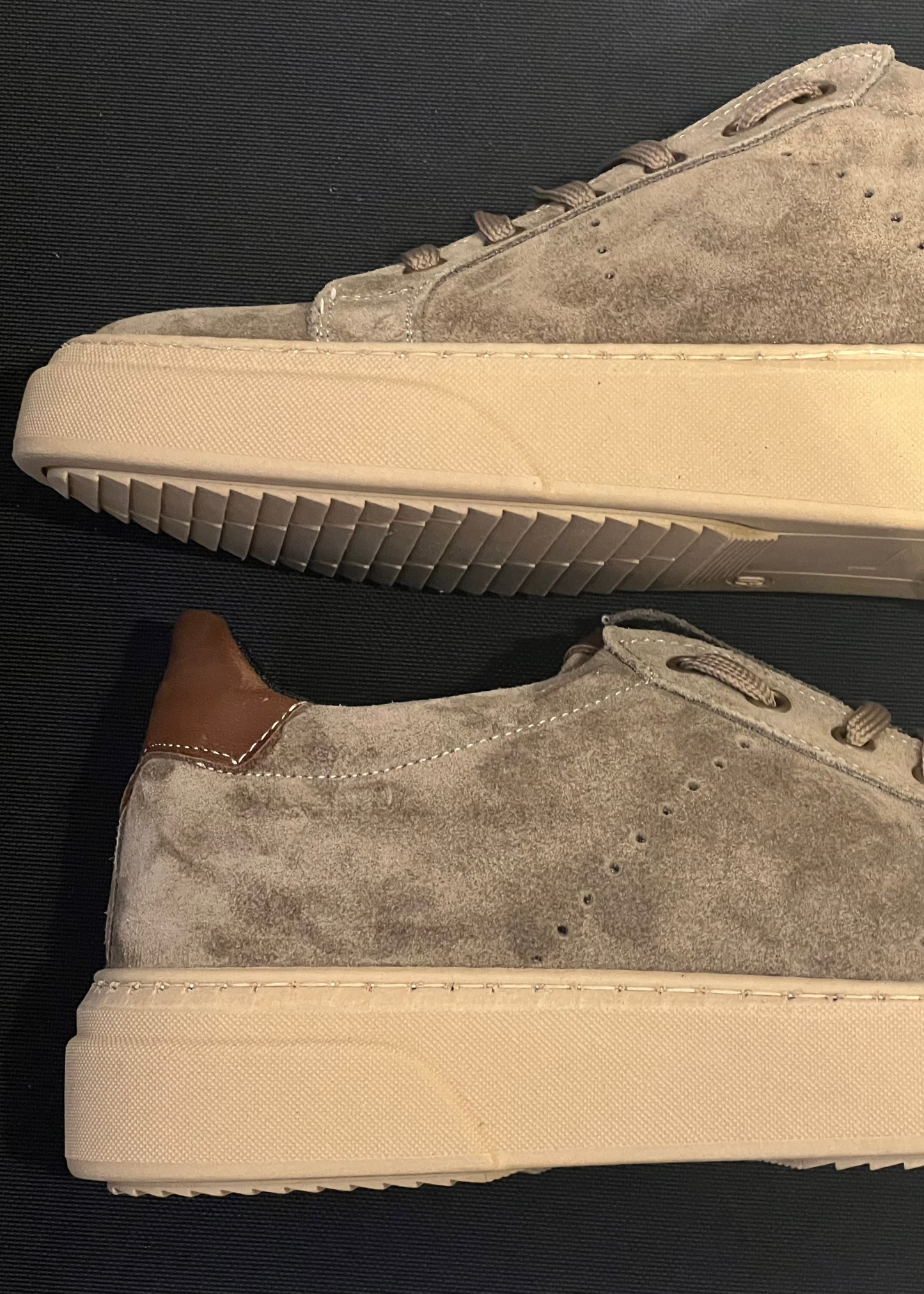 SNEAKER BASSA CAMOSCIO