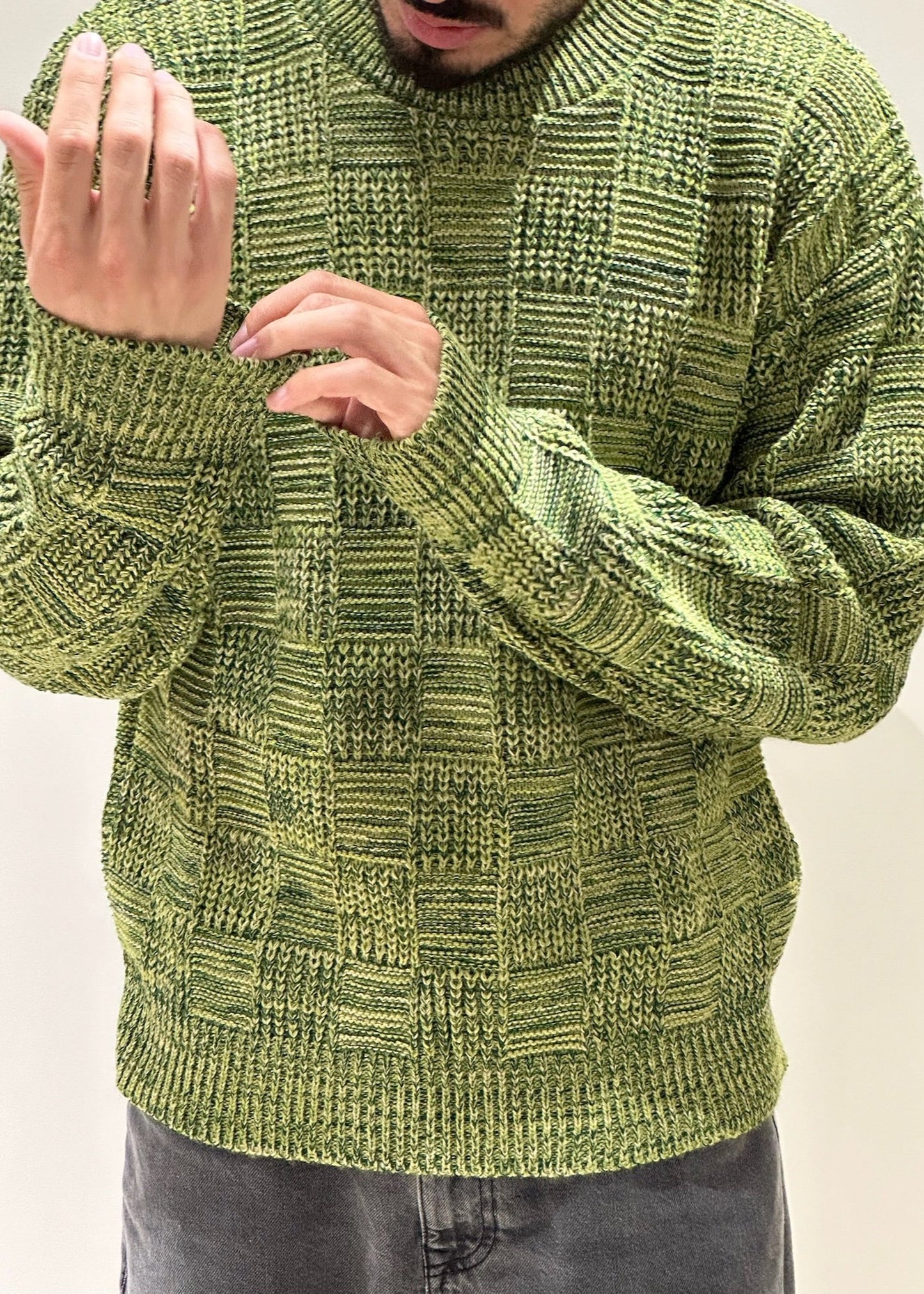 MAGLIA M/L STRUTTURATA MOULINE'