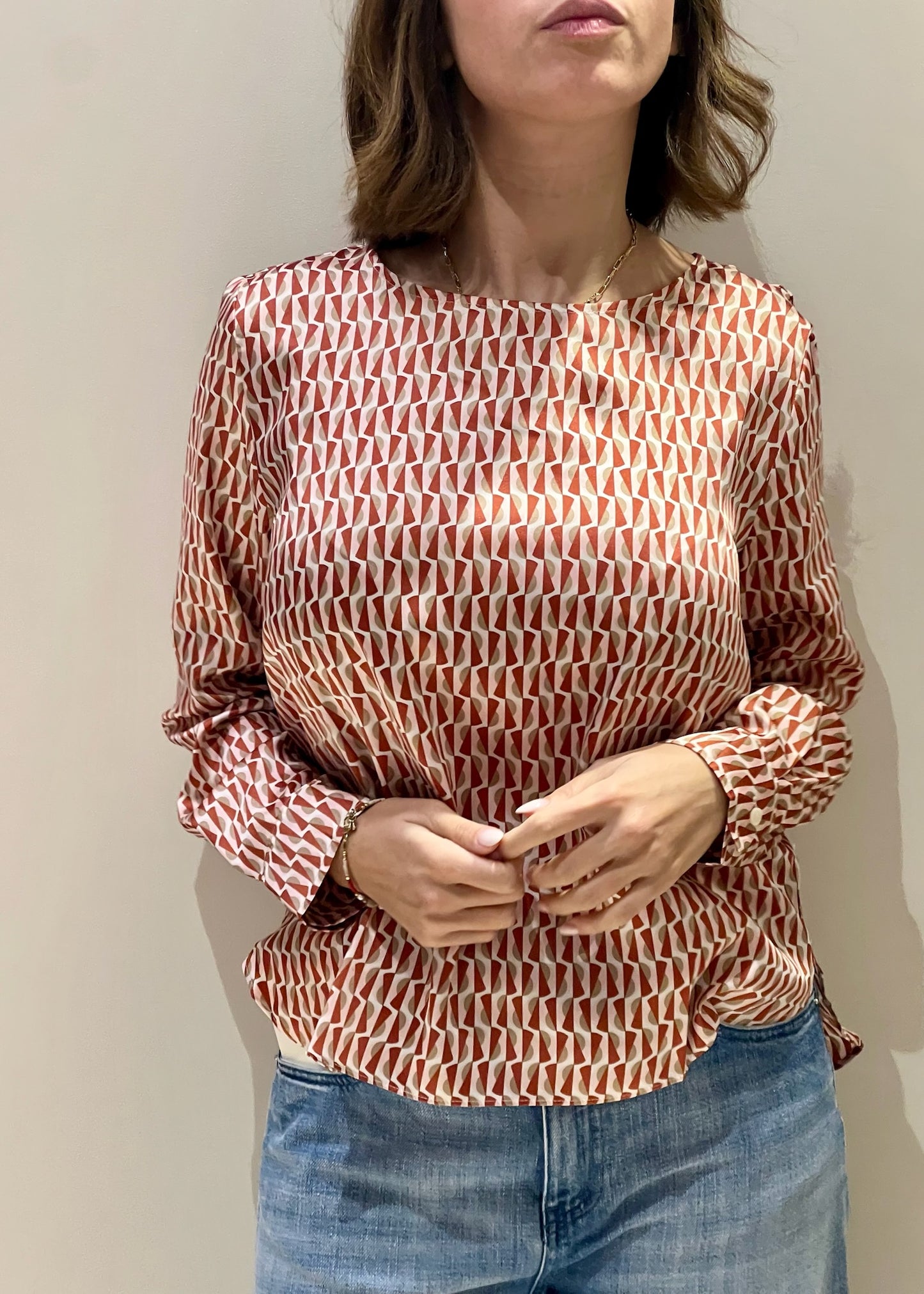 Camicia Emme Marella young geometria