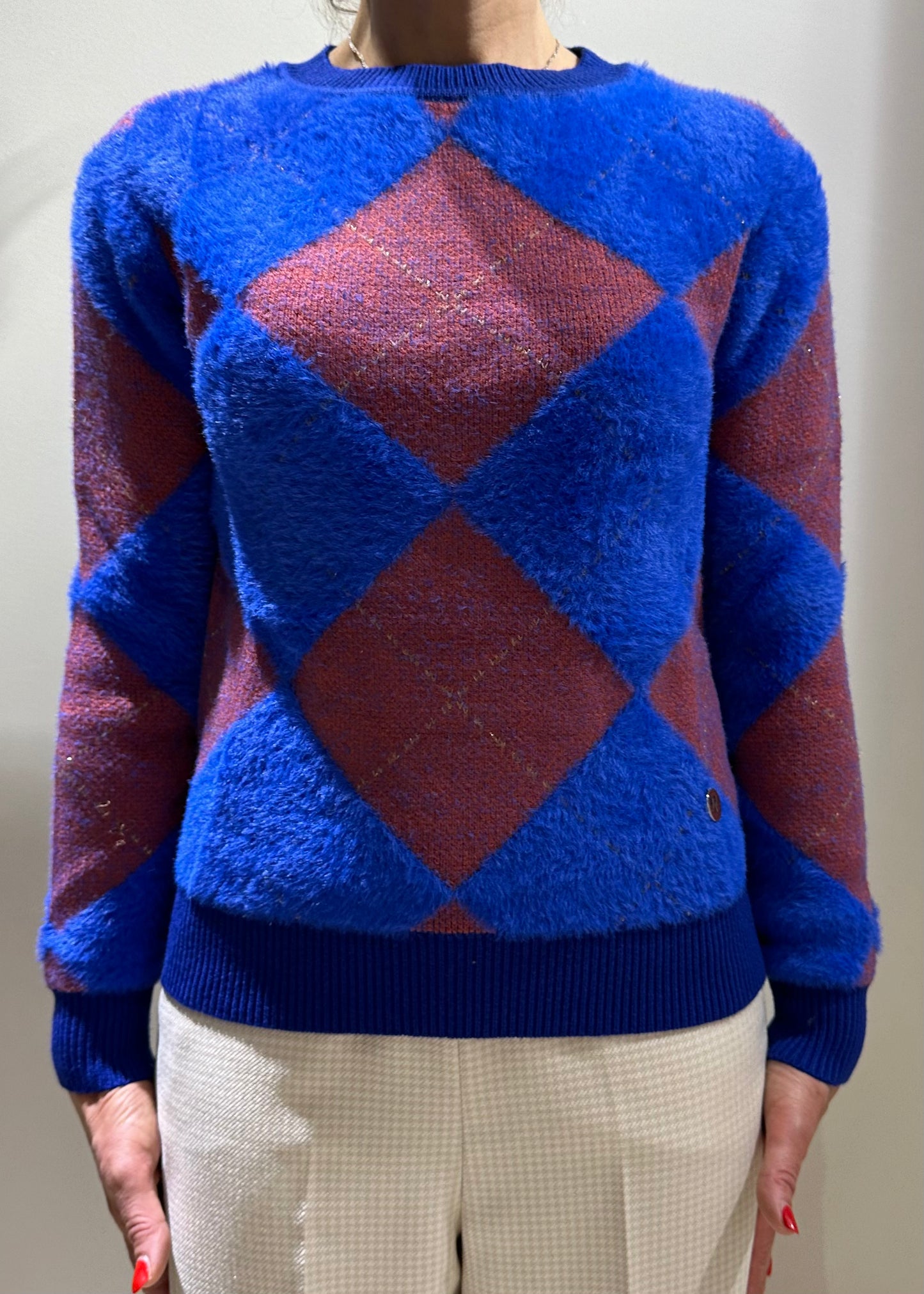 MAGLIONE blu  WW18157