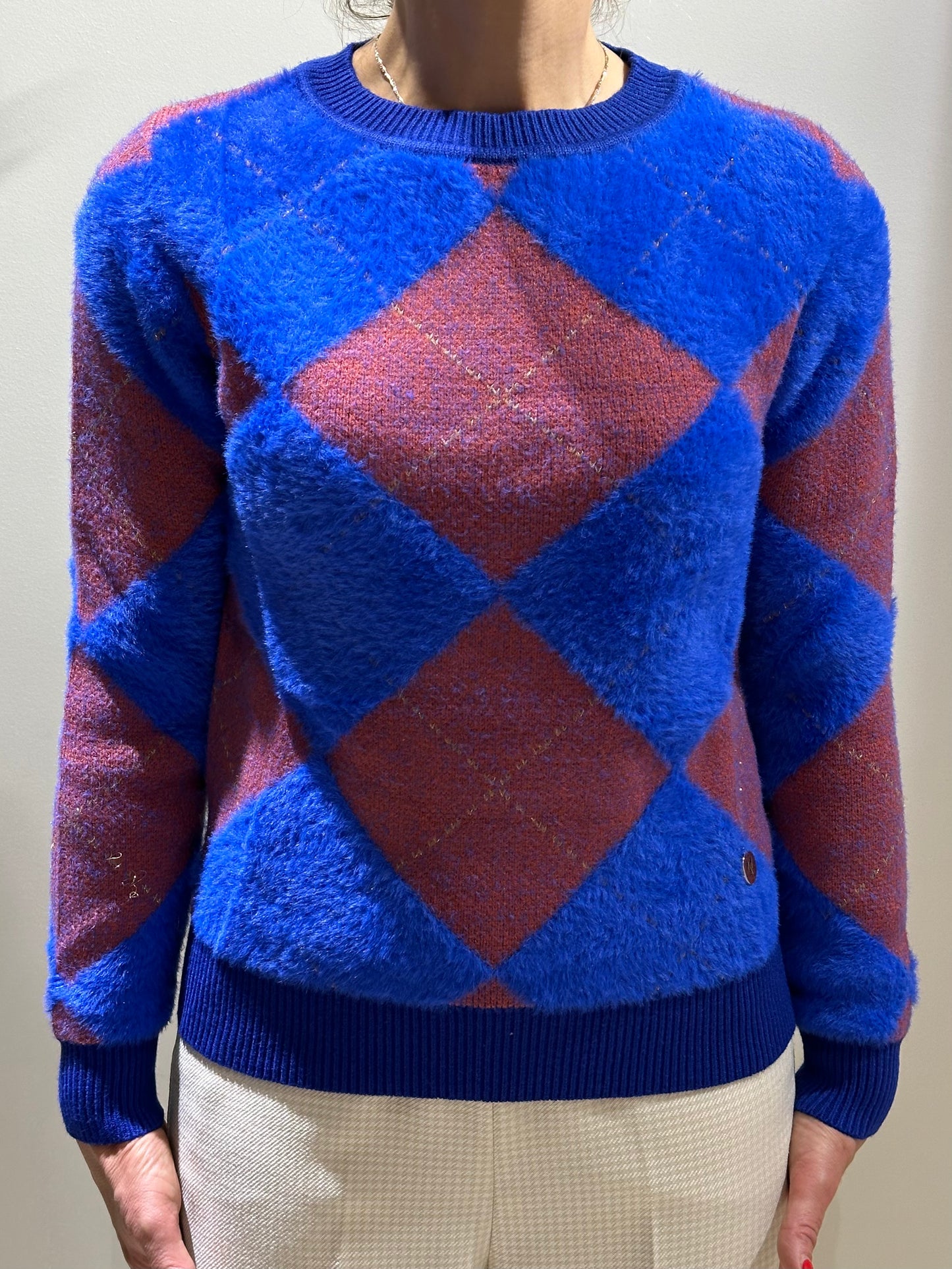 MAGLIONE blu  WW18157