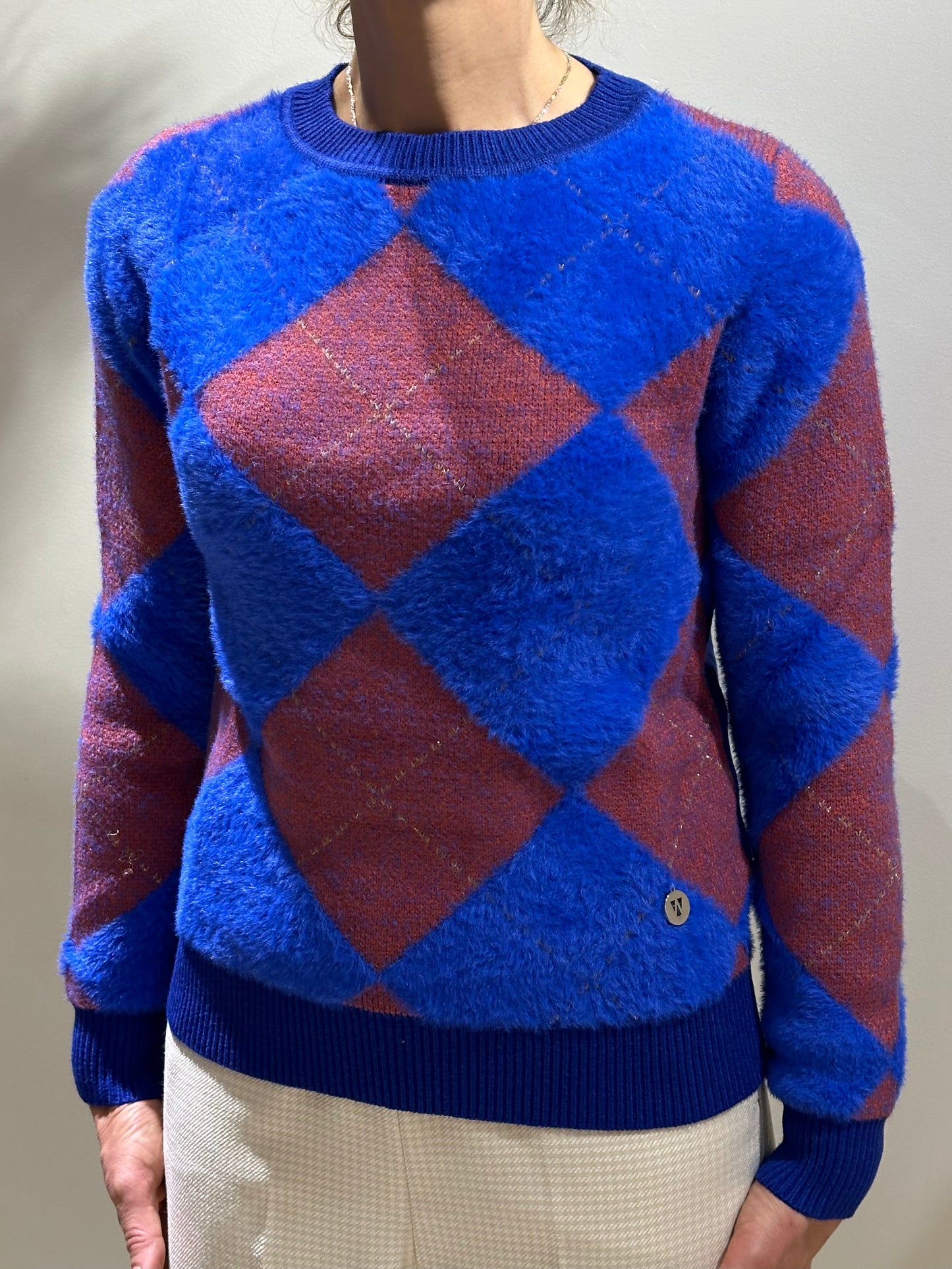 MAGLIONE blu  WW18157