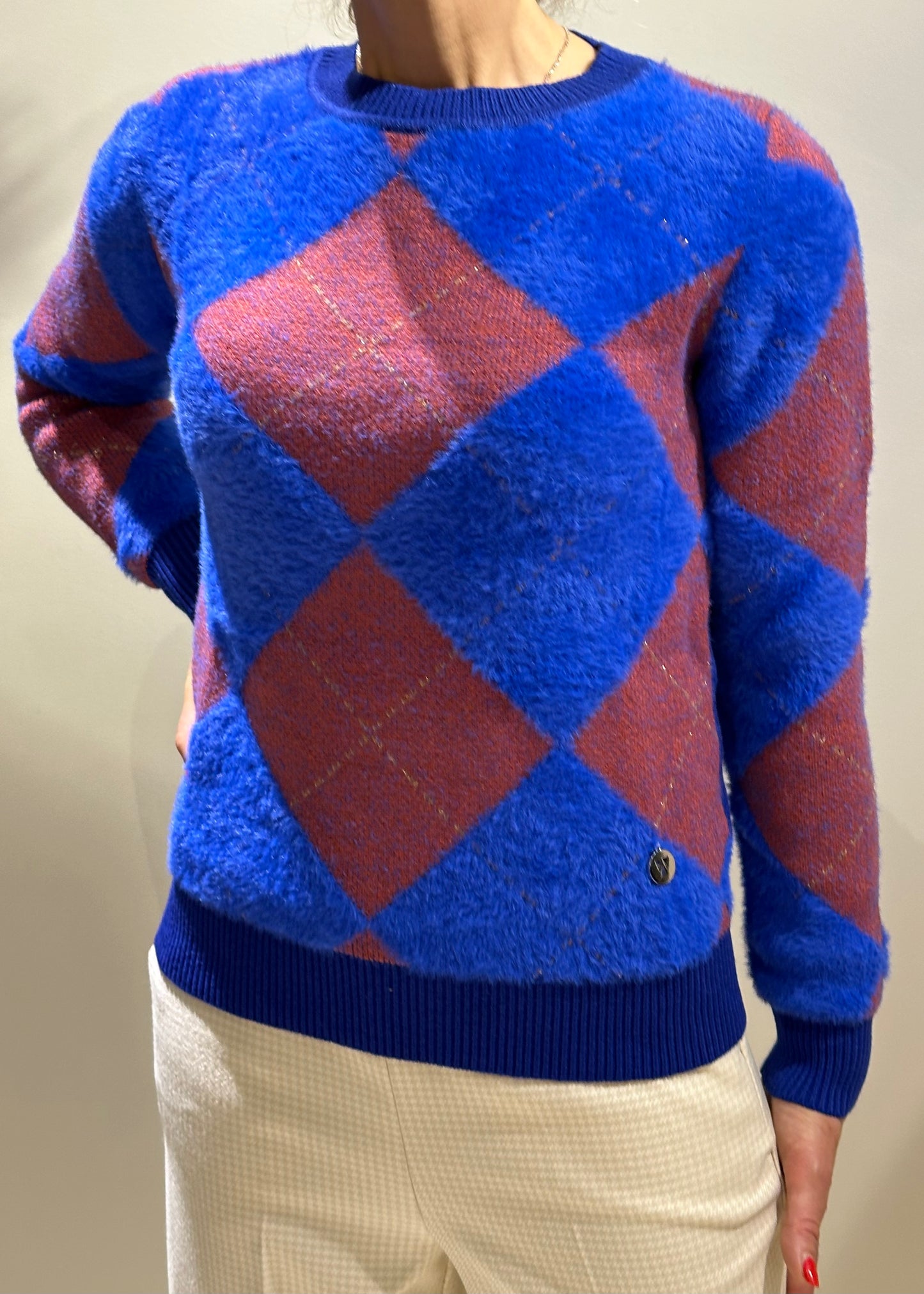 MAGLIONE blu  WW18157
