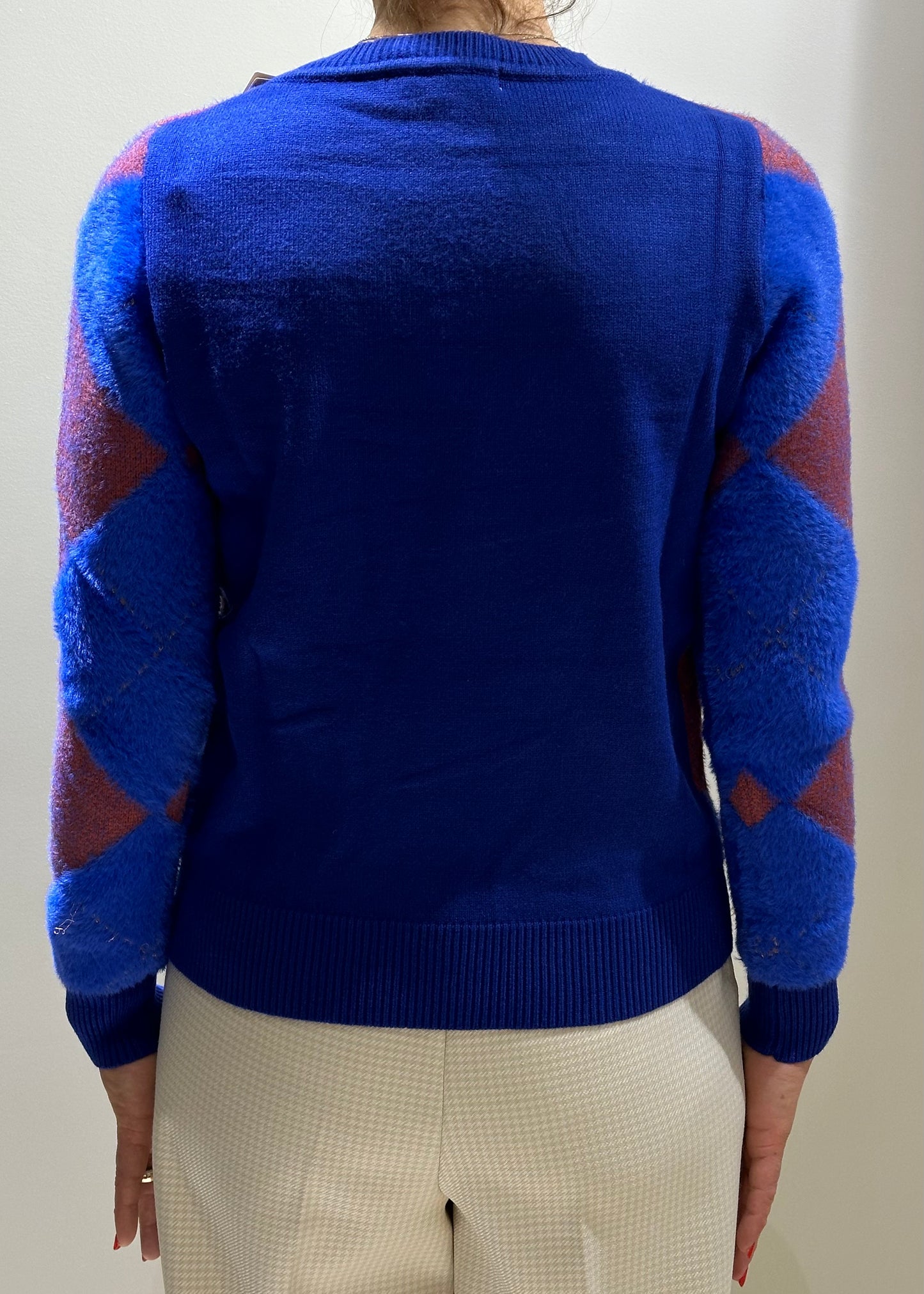 MAGLIONE blu  WW18157